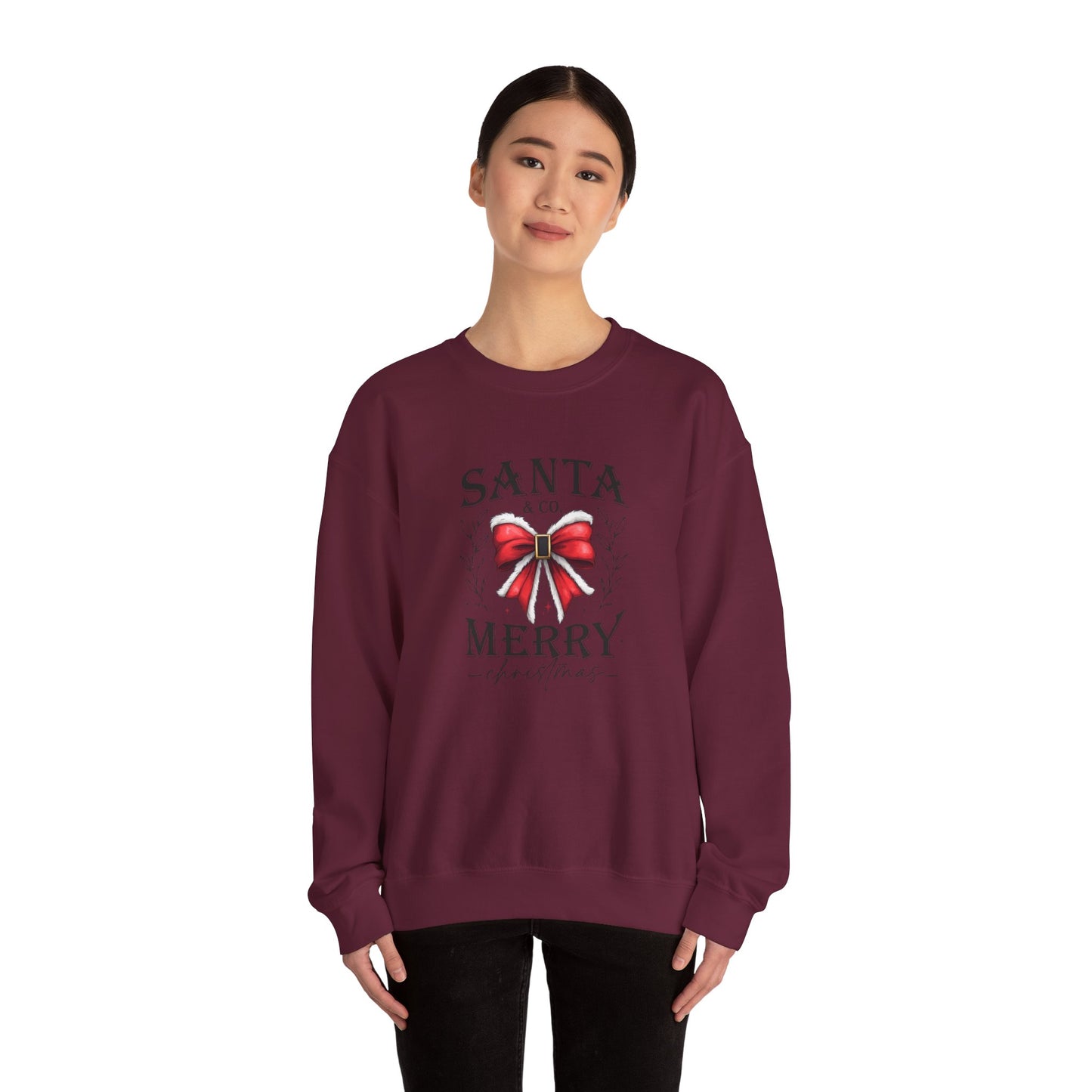 Santa and Co Merry Christmas Unisex Heavy Blend™ Crewneck Sweatshirt - sizes S - 3X