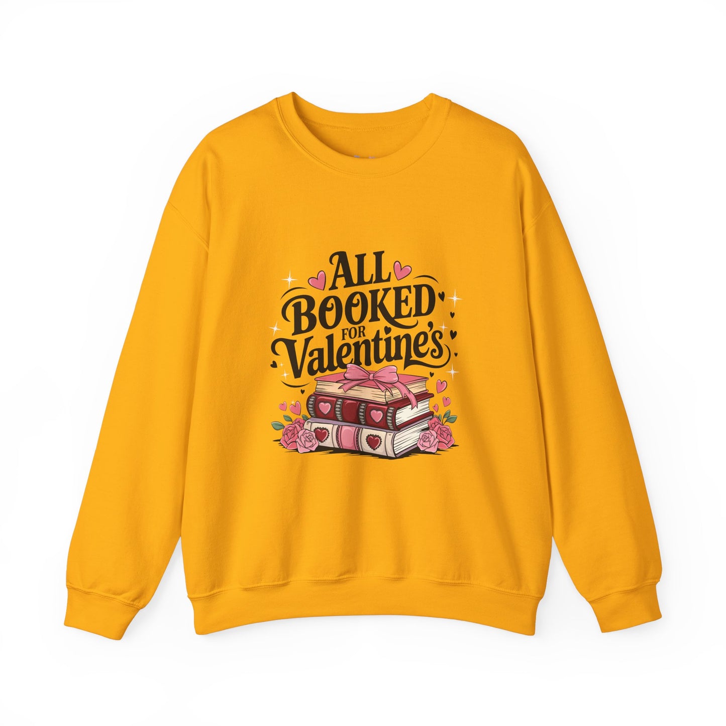 All Booked for Valentine's Day Unisex Heavy Blend Crewneck Sweatshirt