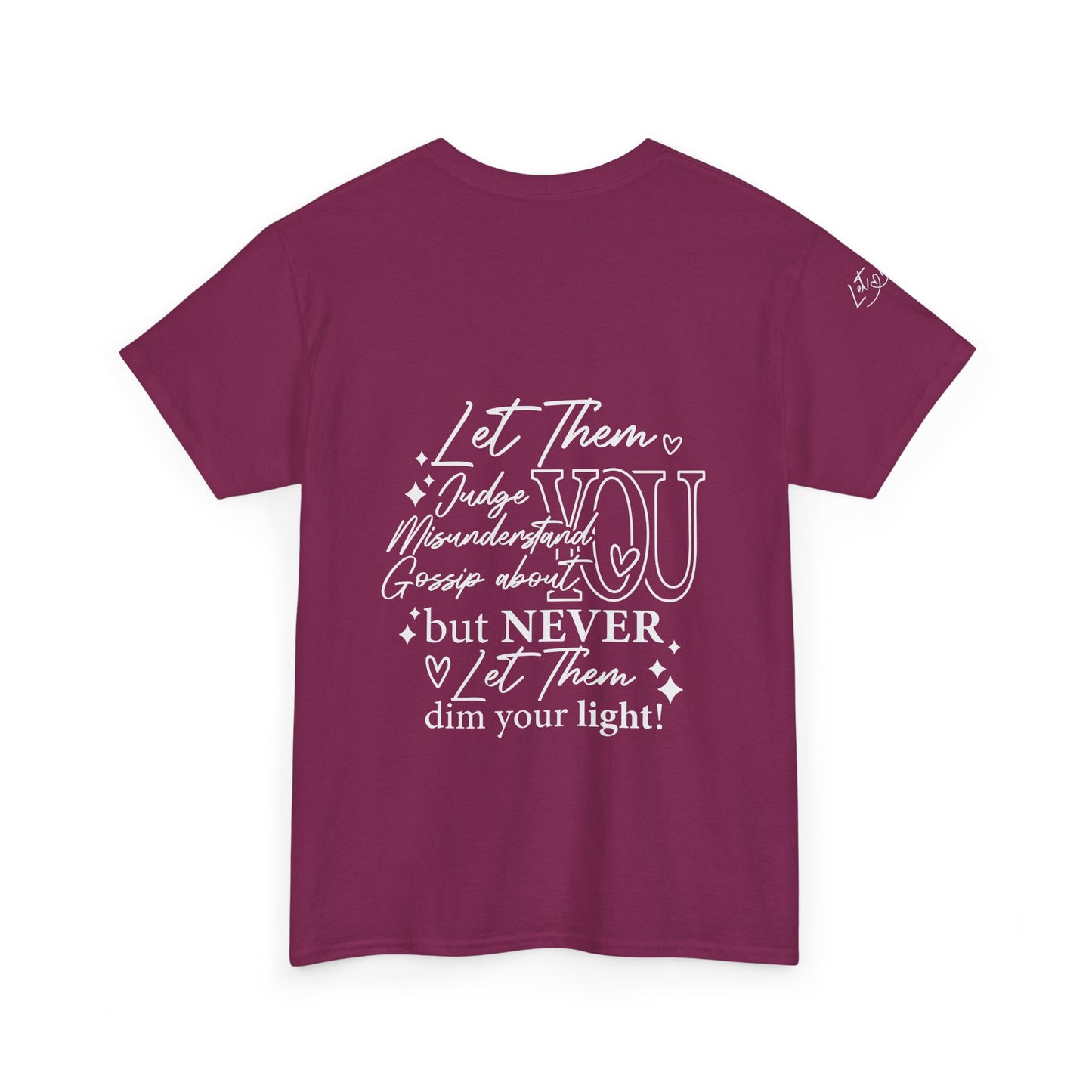 Let Them Unisex Heavy Cotton Tee