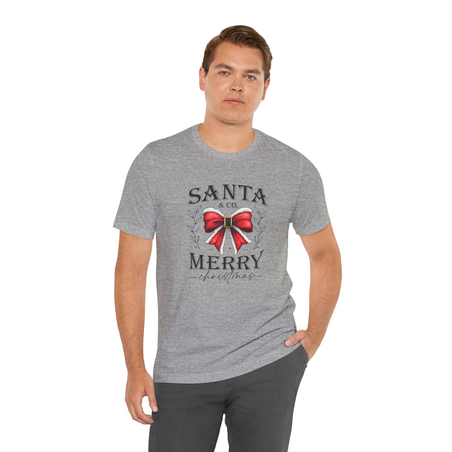 Santa and Co Merry Christmas Unisex Jersey Short Sleeve Tee - sizes S - 5X