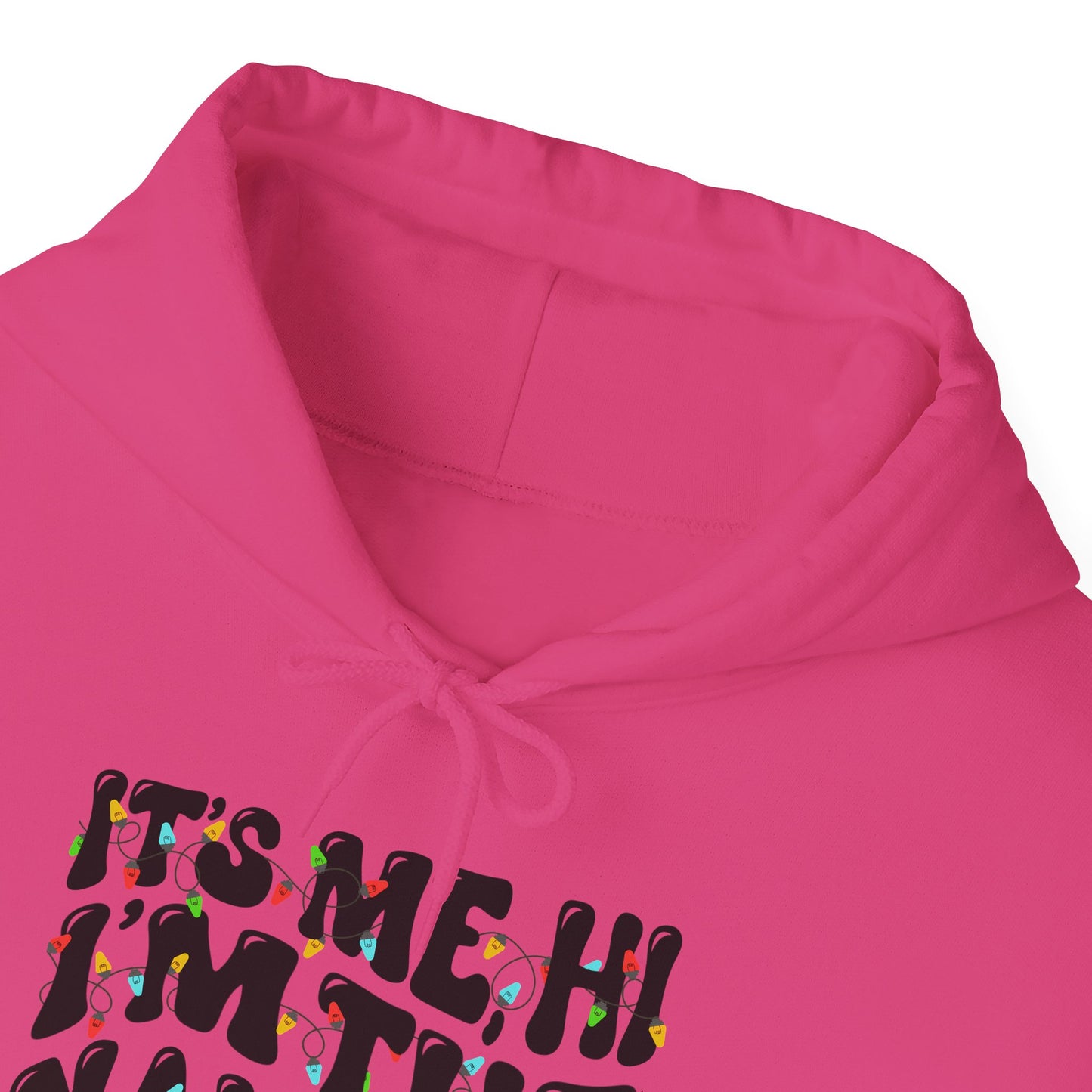 It's me, Hi, I'm the Naughty One Christmas Unisex Hoodie - Holiday Fun Cozy Sweatshirt - size X-5X