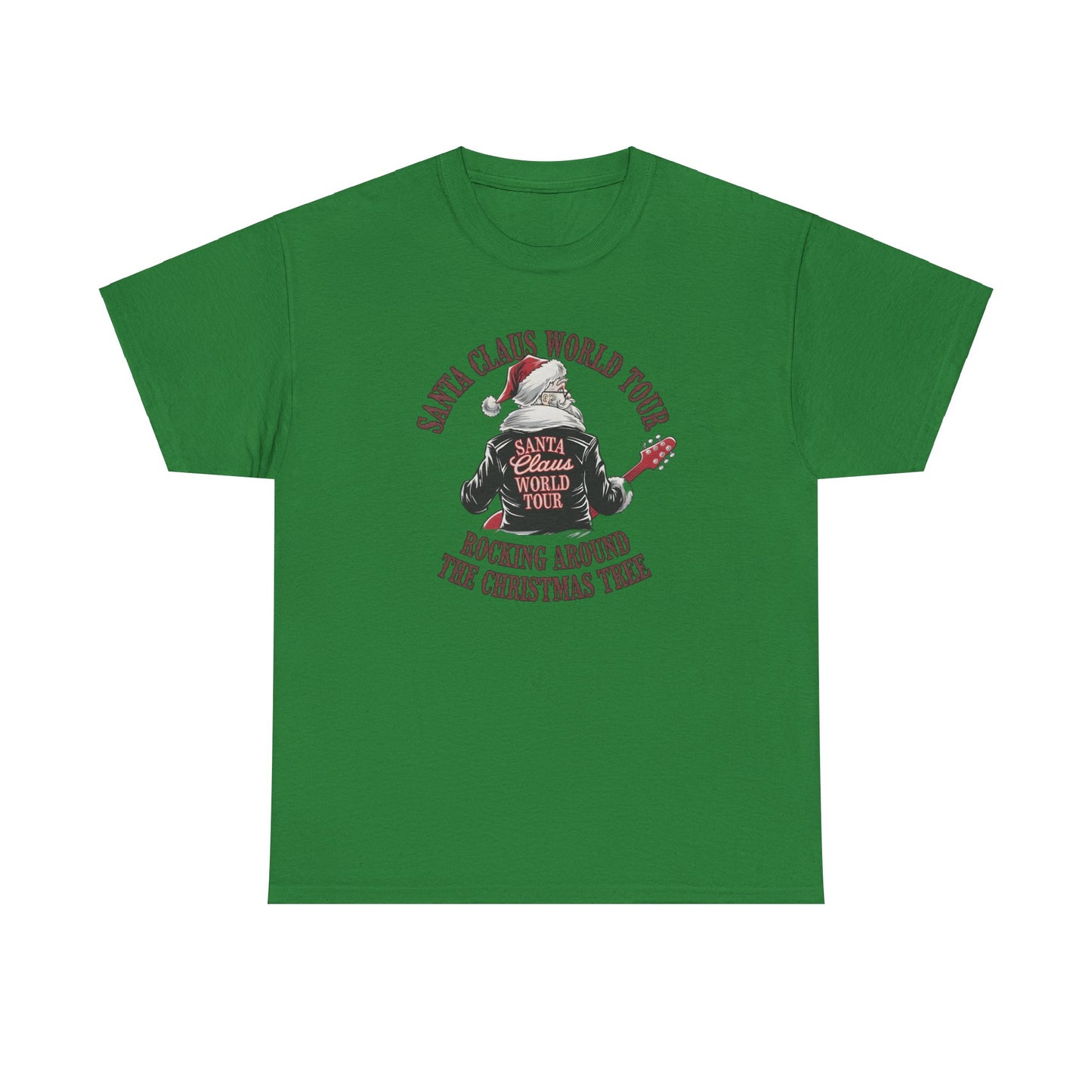 Santa Claus World Tour Unisex Tee - Sizes S-5X - Christmas Holiday Funny Shirt