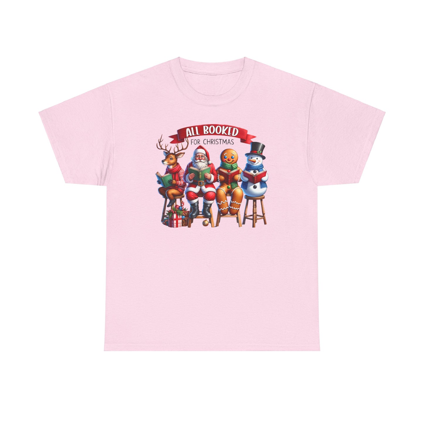 Booked for Christmas Tee - Unisex Heavy Cotton Tee