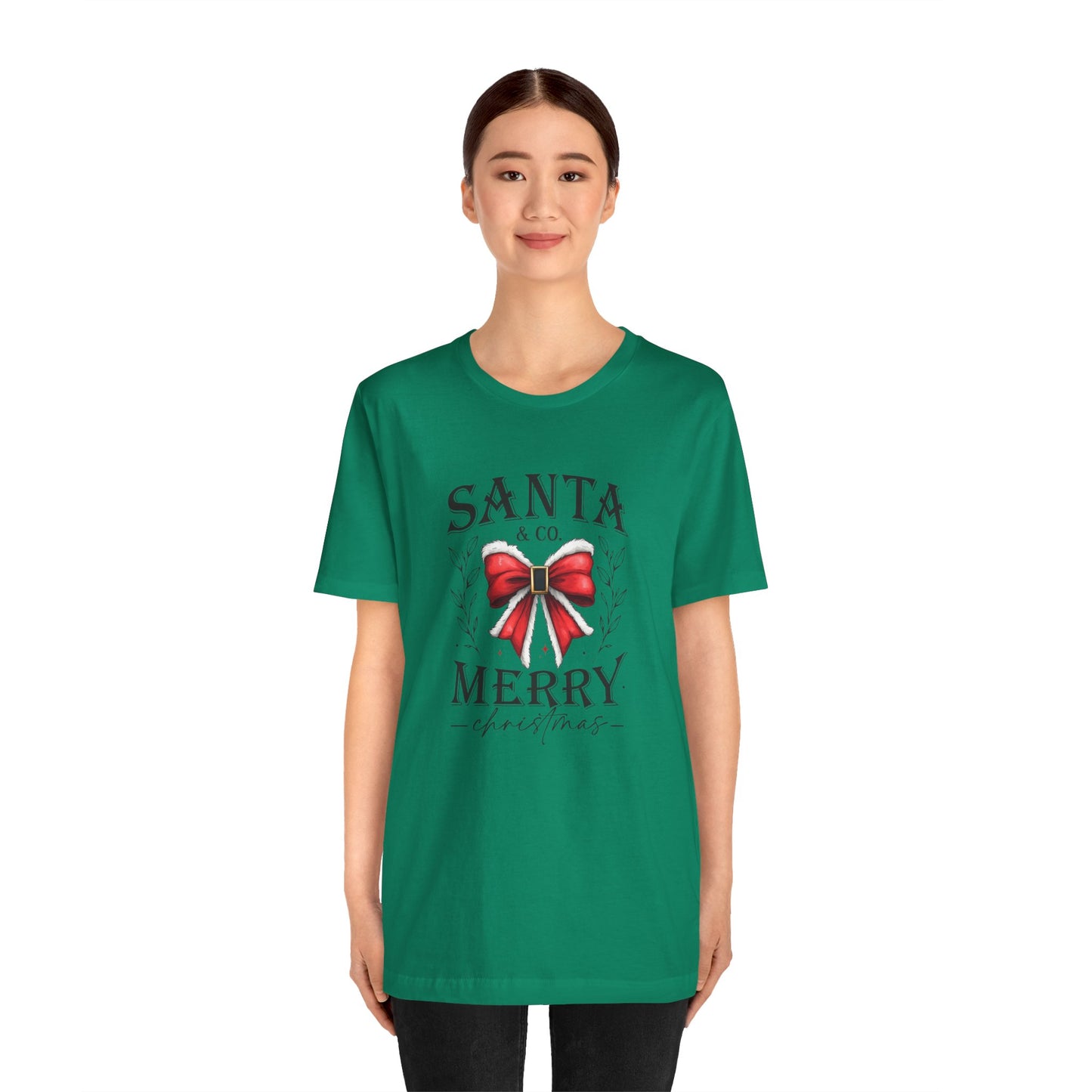 Santa and Co Merry Christmas Unisex Jersey Short Sleeve Tee - sizes S - 3X