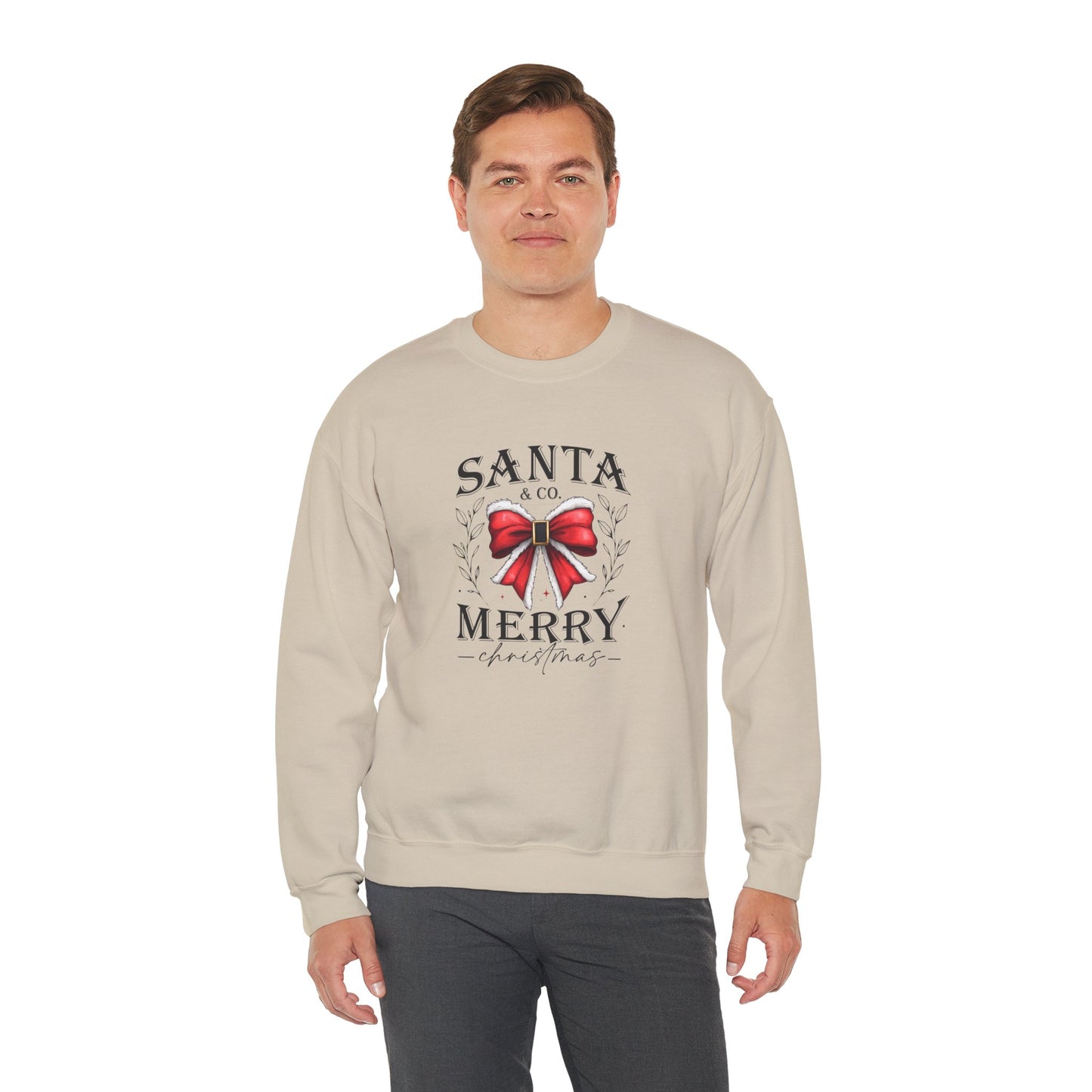 Santa and Co Merry Christmas Unisex Heavy Blend™ Crewneck Sweatshirt - sizes S - 3X
