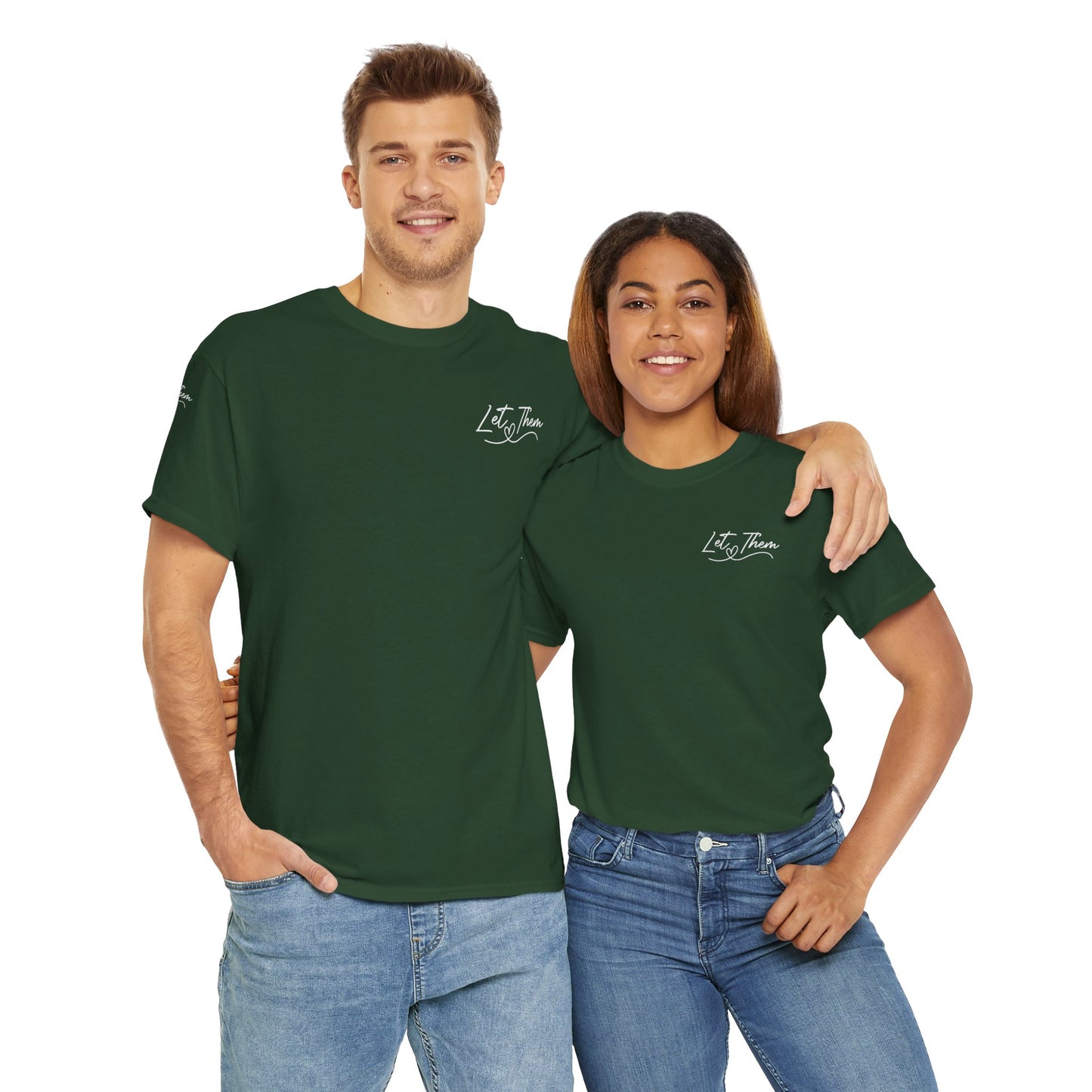 Let Them Unisex Heavy Cotton Tee