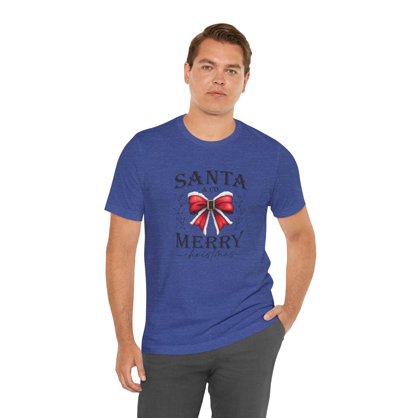 Santa and Co Merry Christmas Unisex Jersey Short Sleeve Tee - sizes S - 3X