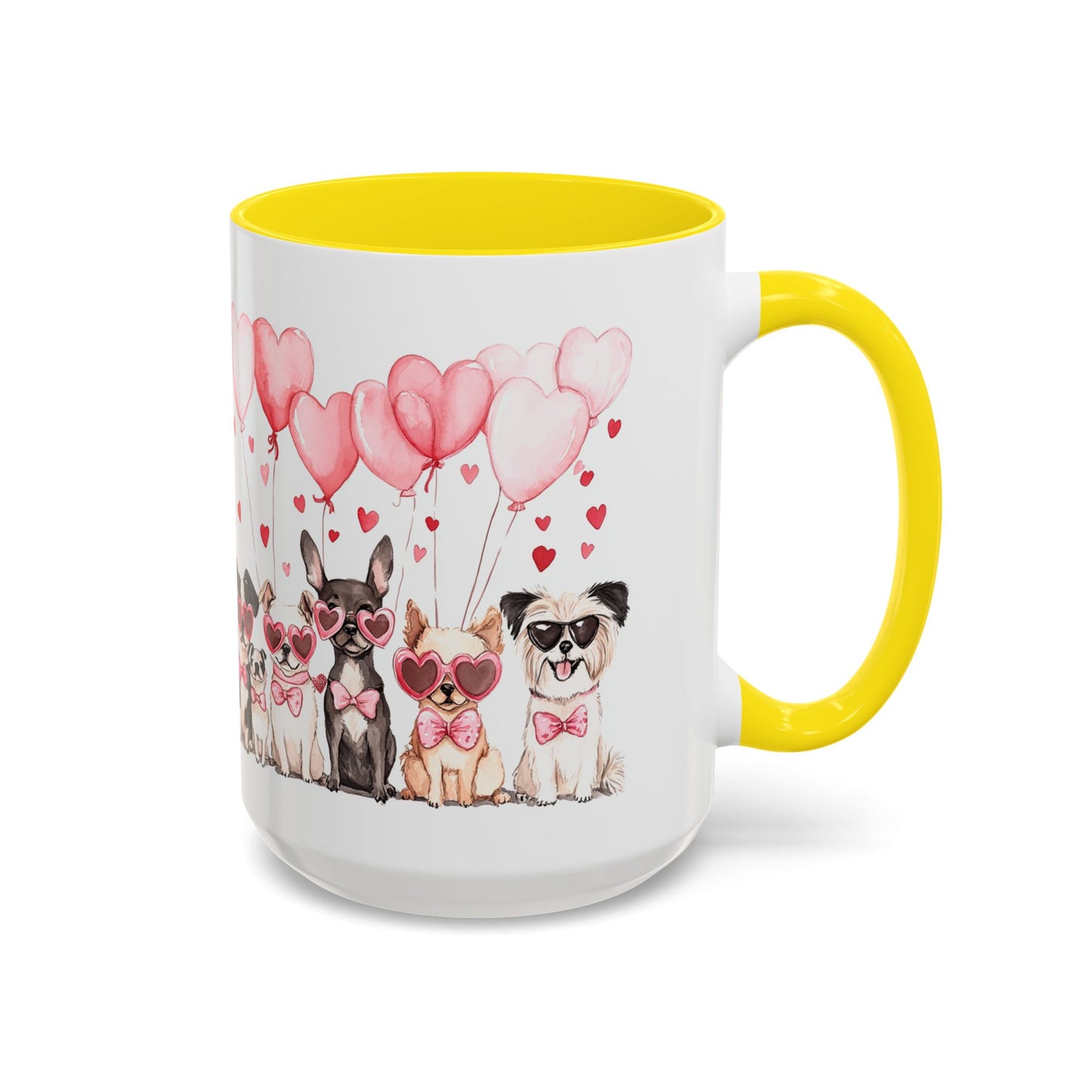 Puppy Love Valentine's Day Coffee Mug (11, 15oz) version 2
