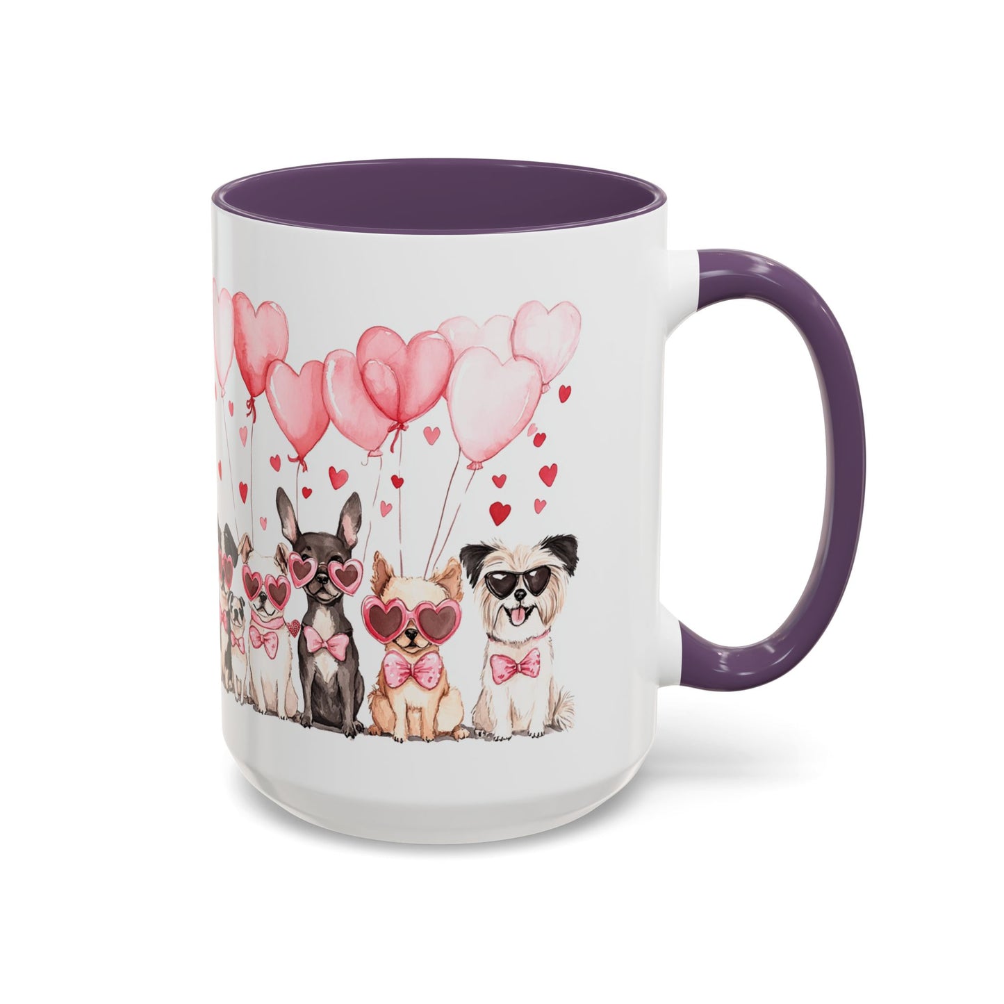 Puppy Love Valentine's Day Coffee Mug (11, 15oz) version 2