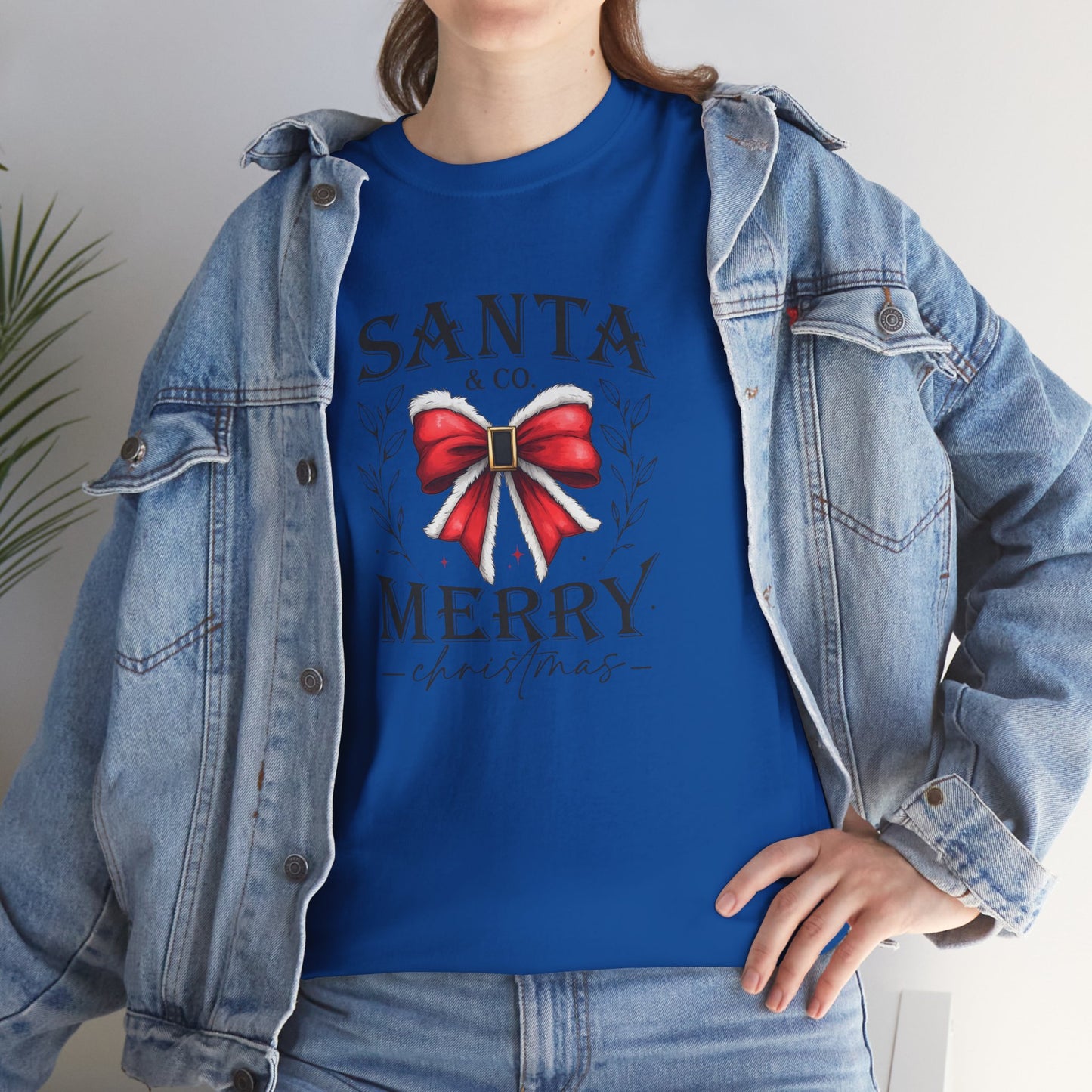 Santa and Company Merry Christmas Unisex Heavy Cotton Tee - sizes S - 5X