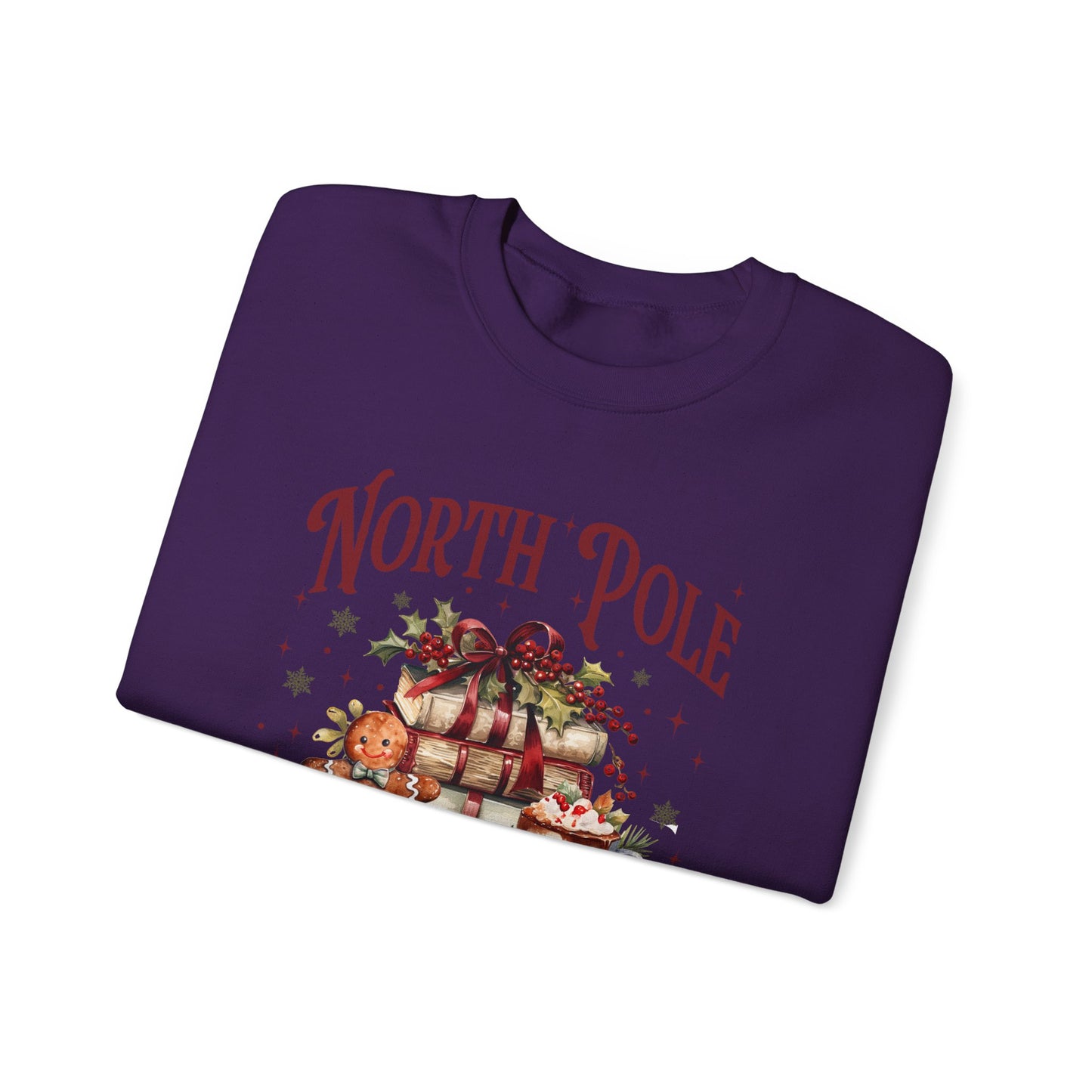 North Pole Book Club Unisex Heavy Blend™ Crewneck Sweatshirt - size S - 3X