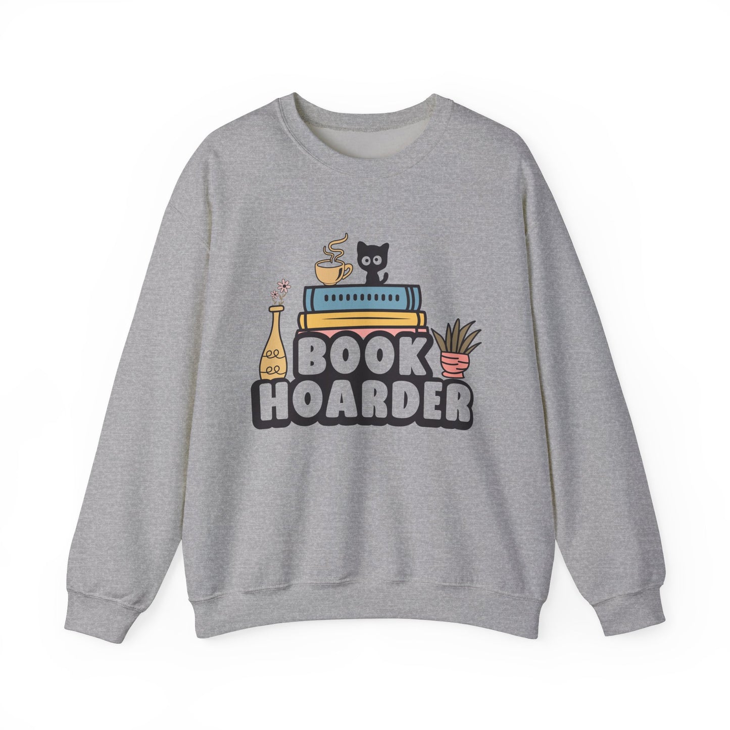 Book Hoarder Unisex Heavy Blend Crewneck Sweatshirt - sizes S-5X