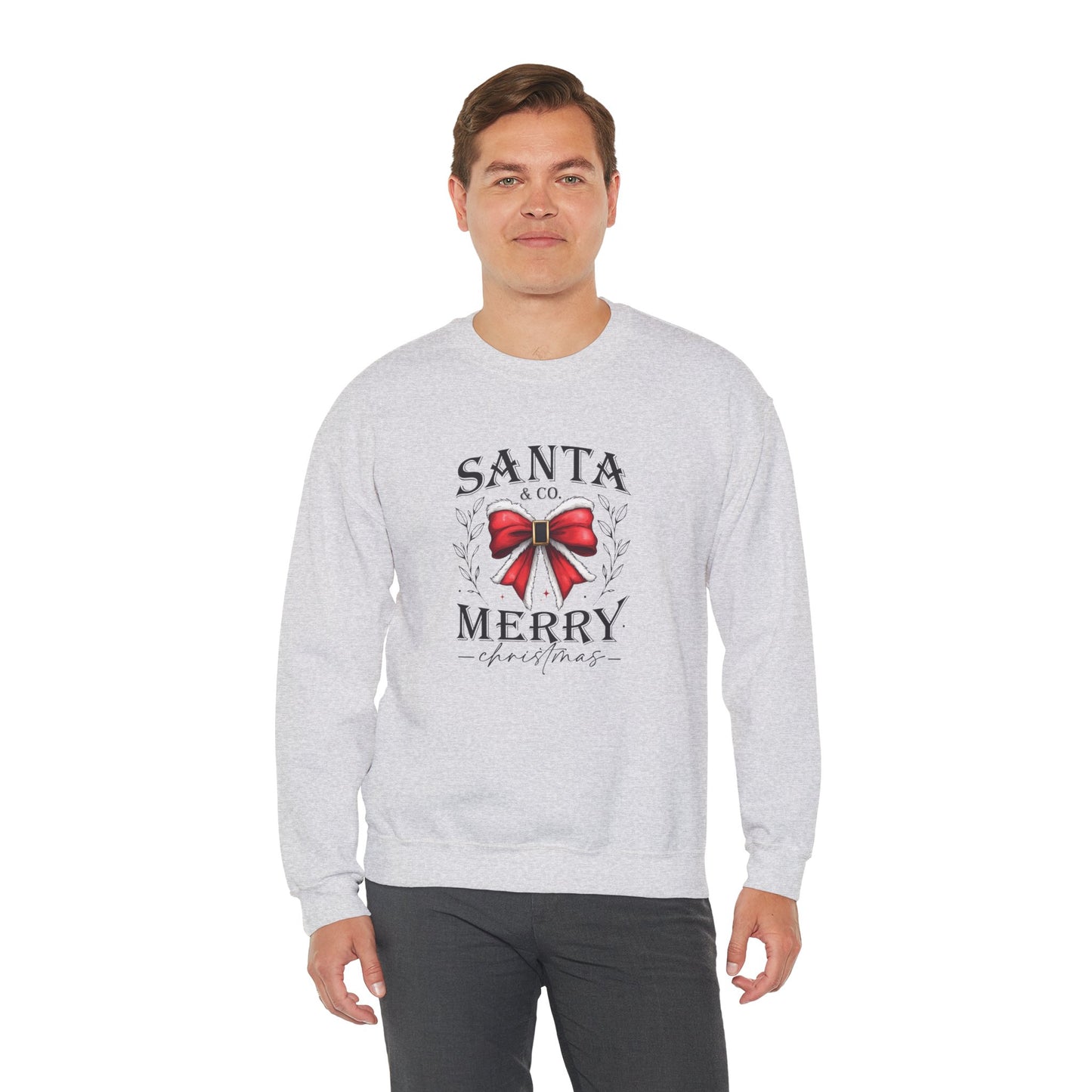 Santa and Co Merry Christmas Unisex Heavy Blend™ Crewneck Sweatshirt - sizes S - 3X