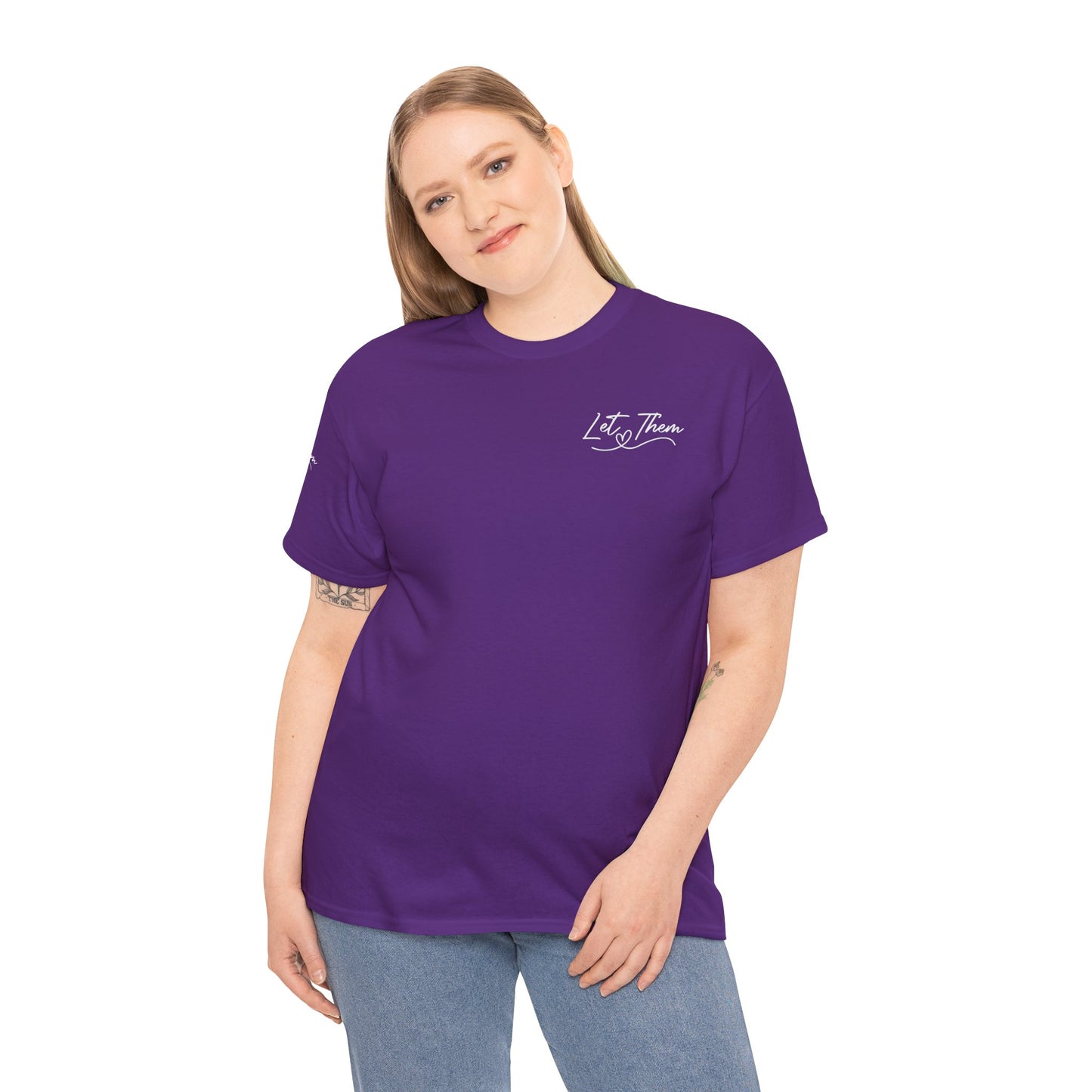 Let Them Unisex Heavy Cotton Tee