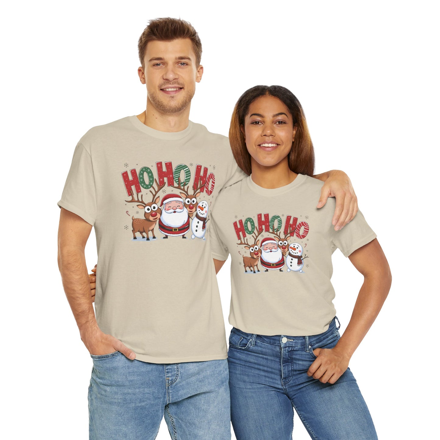 HoHoHo Unisex Heavy Cotton Tee - sizes S - 5X
