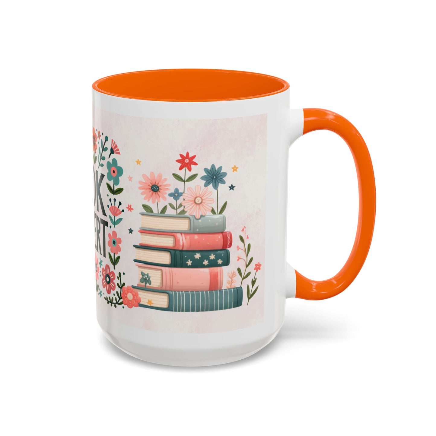 Mug - Booktrovert Pretty Floral Ceramic Coffee Mug (11oz, 15oz)