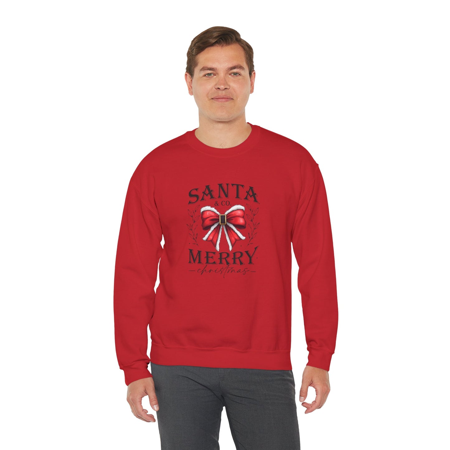 Santa and Co Merry Christmas Unisex Heavy Blend™ Crewneck Sweatshirt - sizes S - 3X