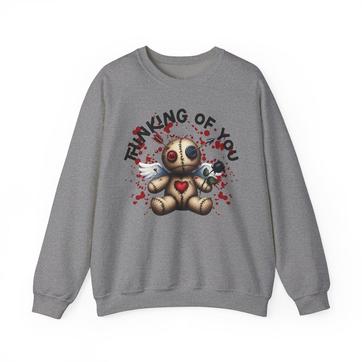 Anti-Valentine Thinking of You Unisex Heavy Blend™ Crewneck Sweatshirt - S - 5X
