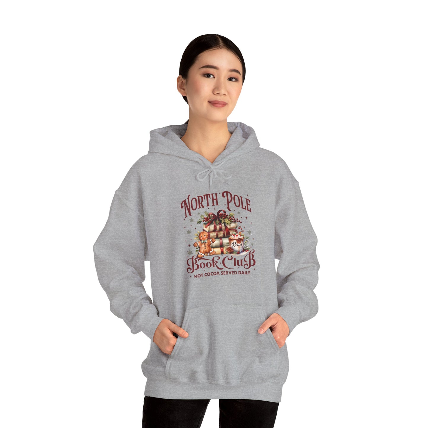 North Pole Book Club Unisex Heavy Blend™ Hooded Sweatshirt - sizes S - 5X