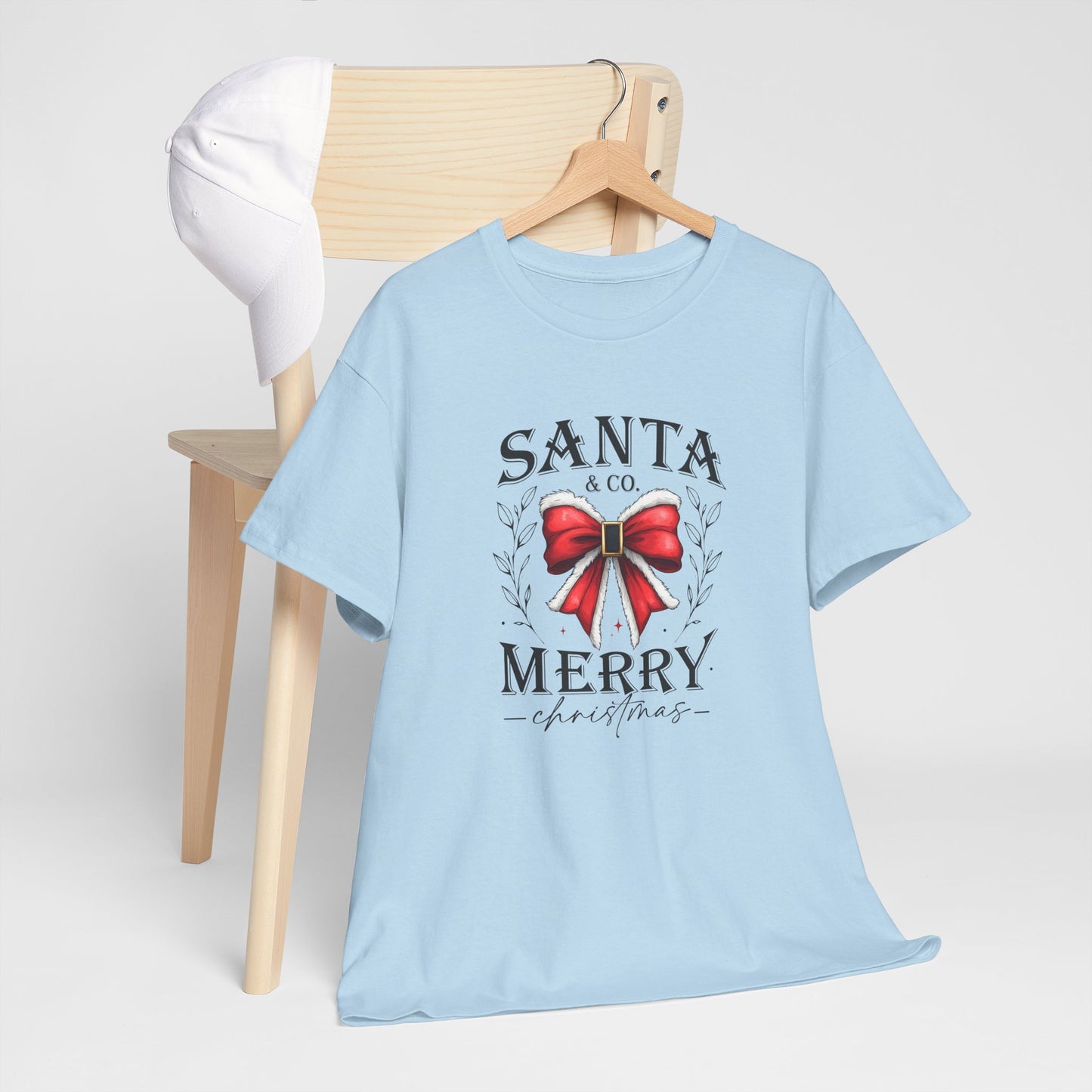 Santa and Company Merry Christmas Unisex Heavy Cotton Tee - sizes S - 5X