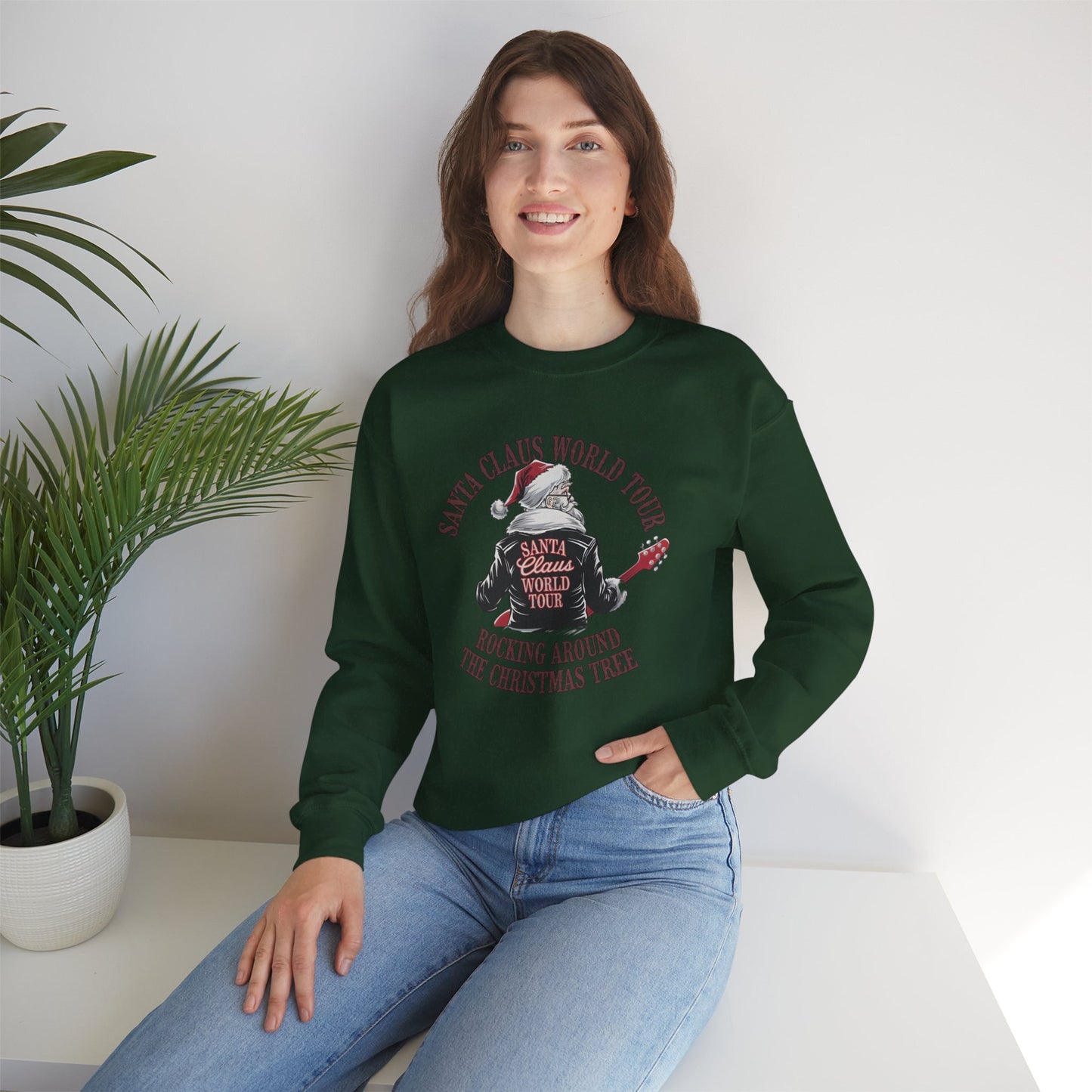 Santa Claus World Tour Unisex Heavy Blend™ Crewneck Sweatshirt - sizes S-3X