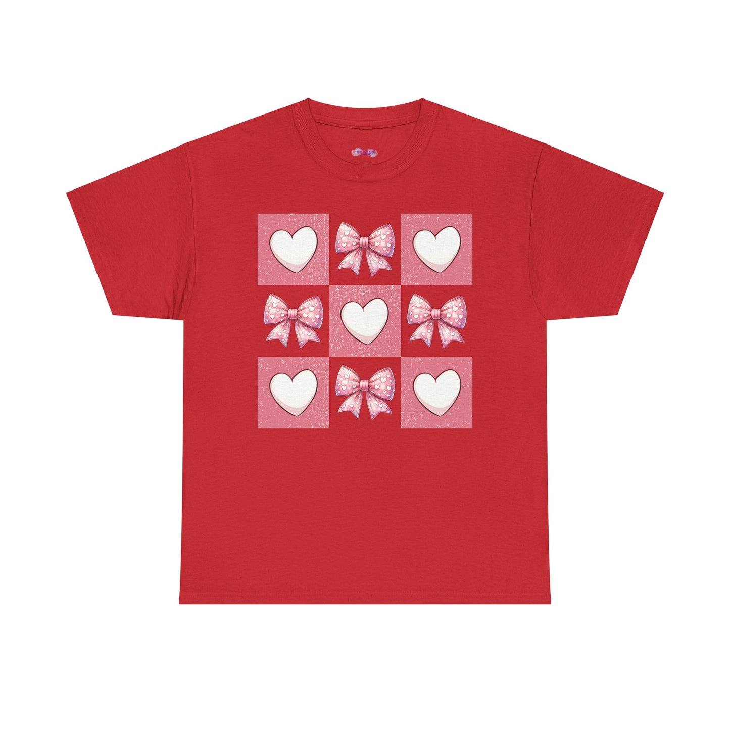 Hearts and Bows Unisex Heavy Cotton Tee - sizes S - 5X