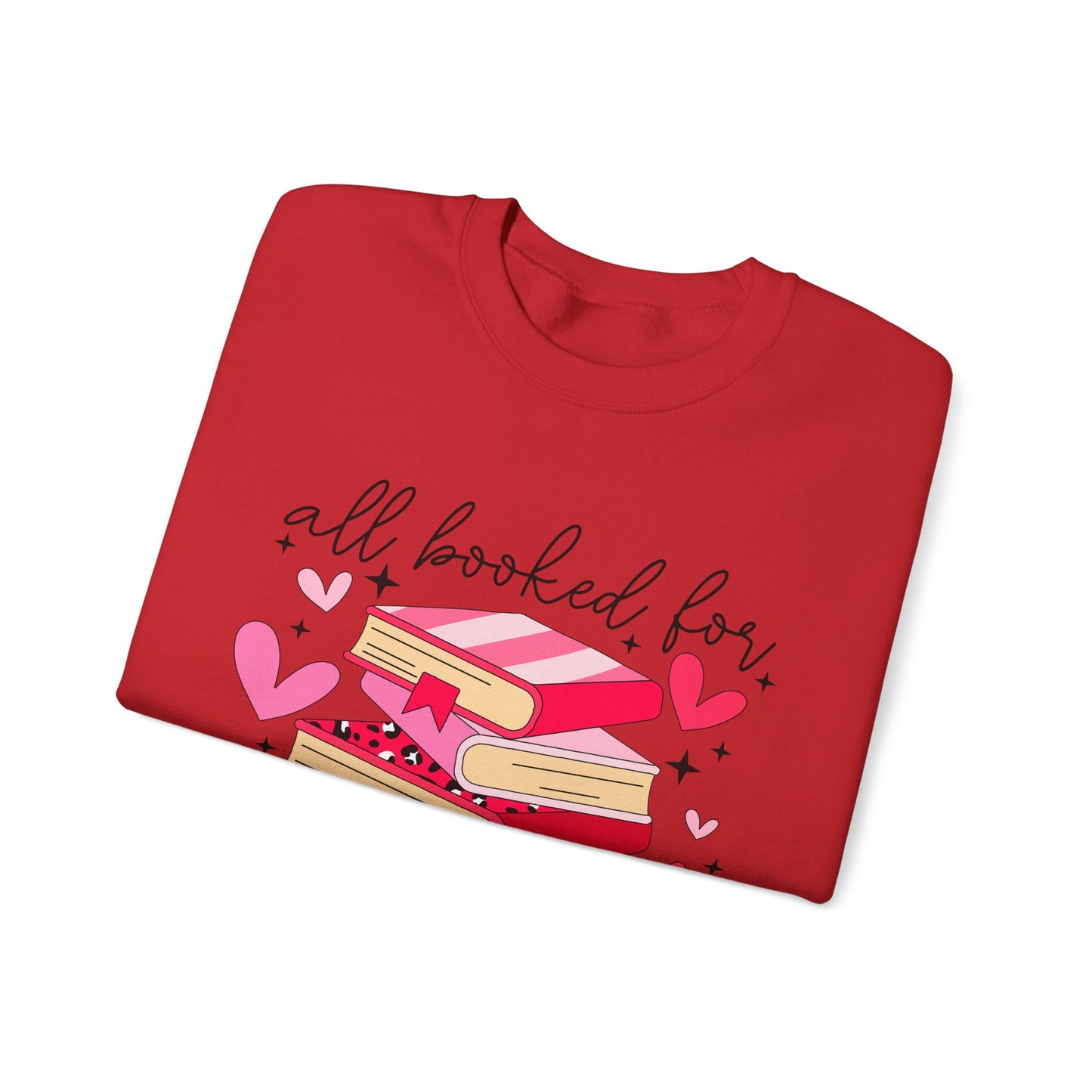 Book Lover Valentine's Day Unisex Sweatshirt - sizes S - 5X