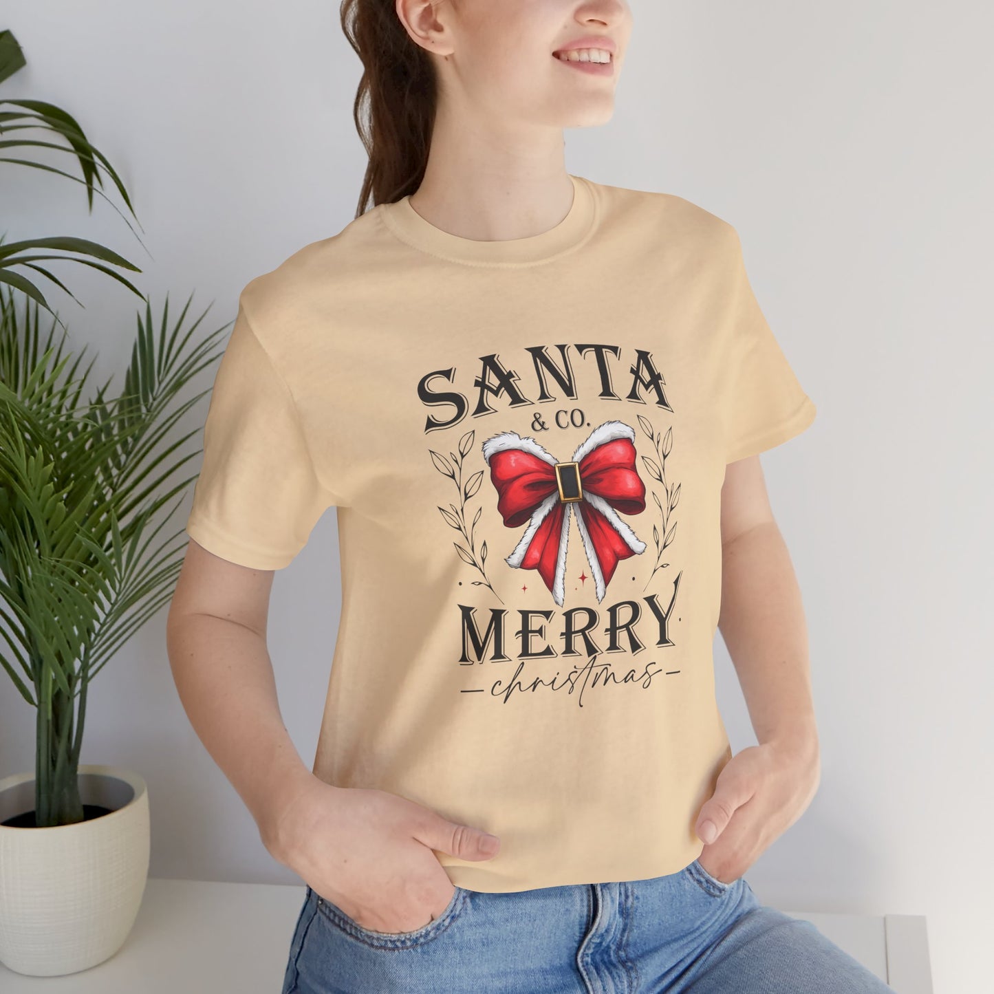 Santa and Co Merry Christmas Unisex Jersey Short Sleeve Tee - sizes S - 5X