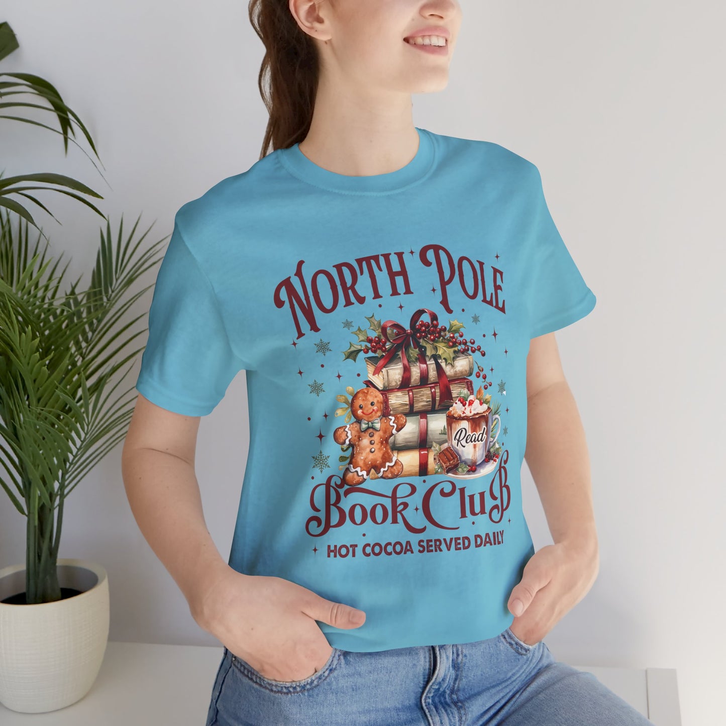 North Pole Book Club Unisex Jersey Short Sleeve Tee - sizes S - 3X