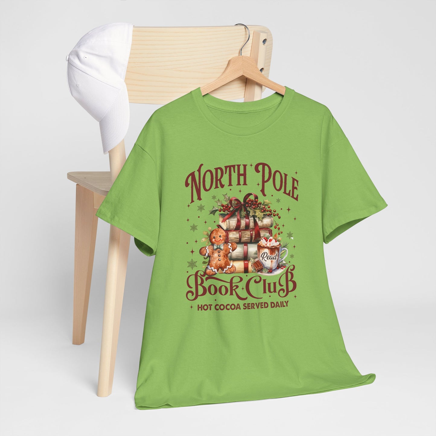 North Pole Book Club Unisex Heavy Cotton Tee - sizes S - 3X