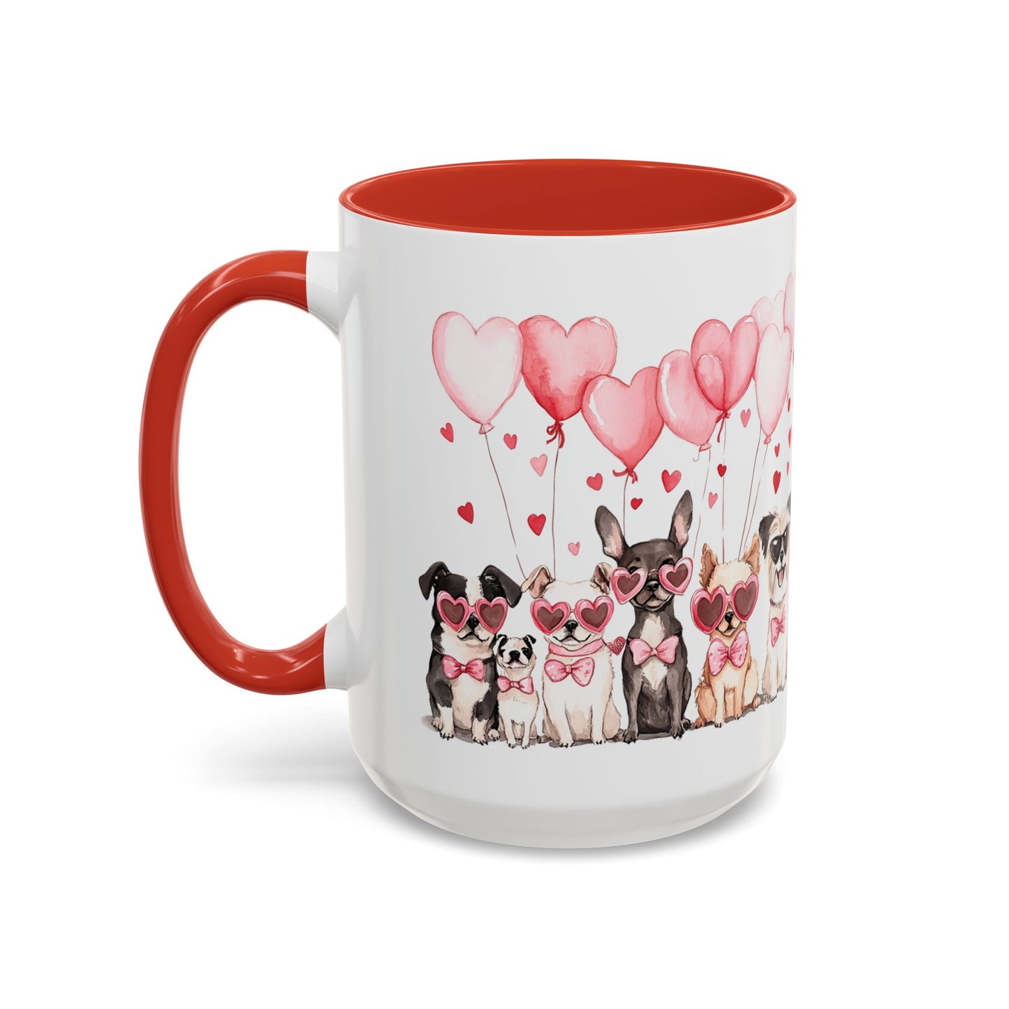 Puppy Love Valentine's Day Coffee Mug (11, 15oz) version 2