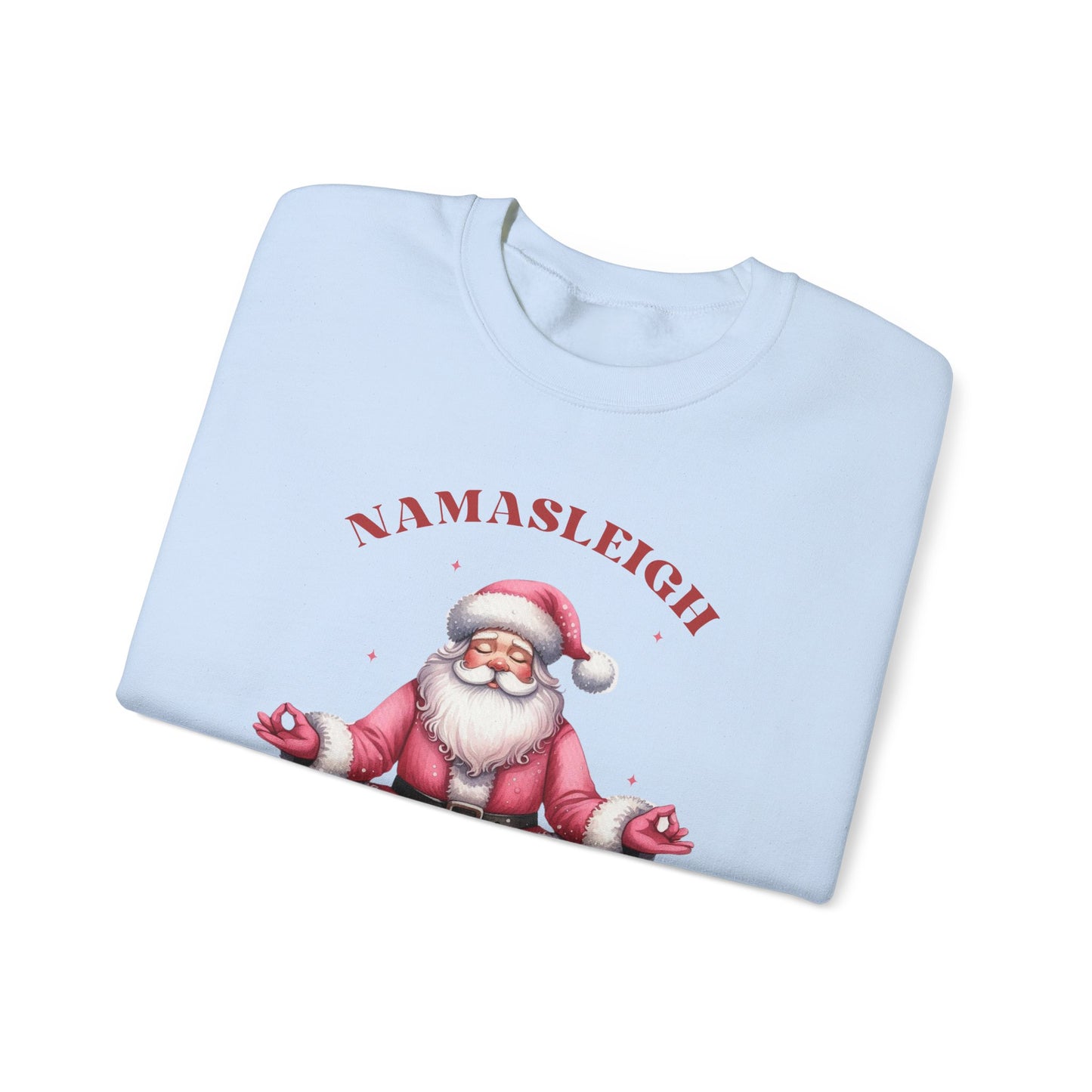 Santa Namasleigh Unisex Heavy Blend™ Crewneck Sweatshirt - size S - 3X