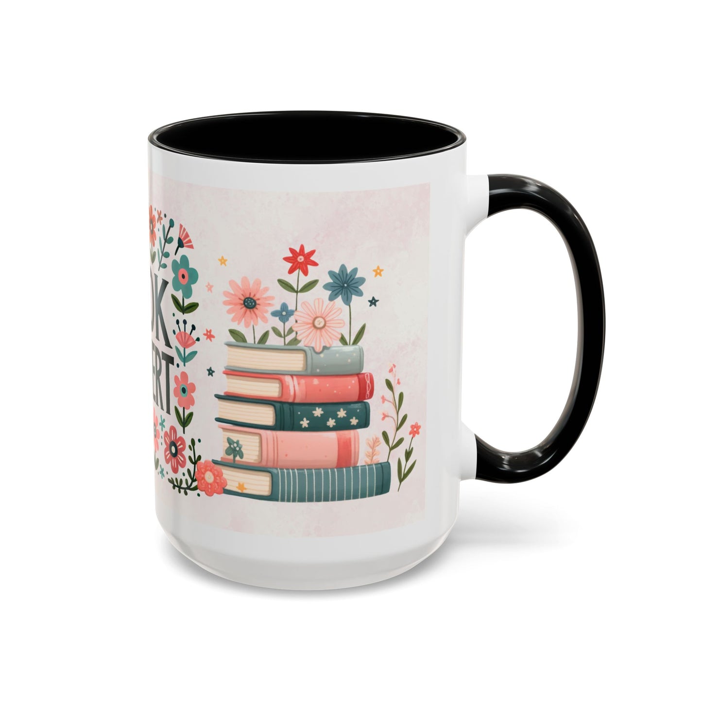 Mug - Booktrovert Pretty Floral Ceramic Coffee Mug (11oz, 15oz)
