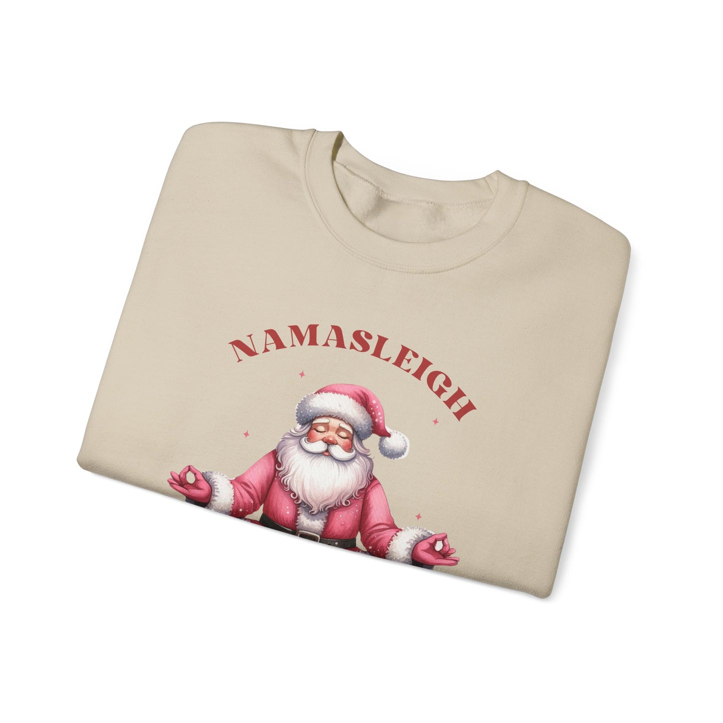 Santa Namasleigh Unisex Heavy Blend™ Crewneck Sweatshirt - size S - 3X