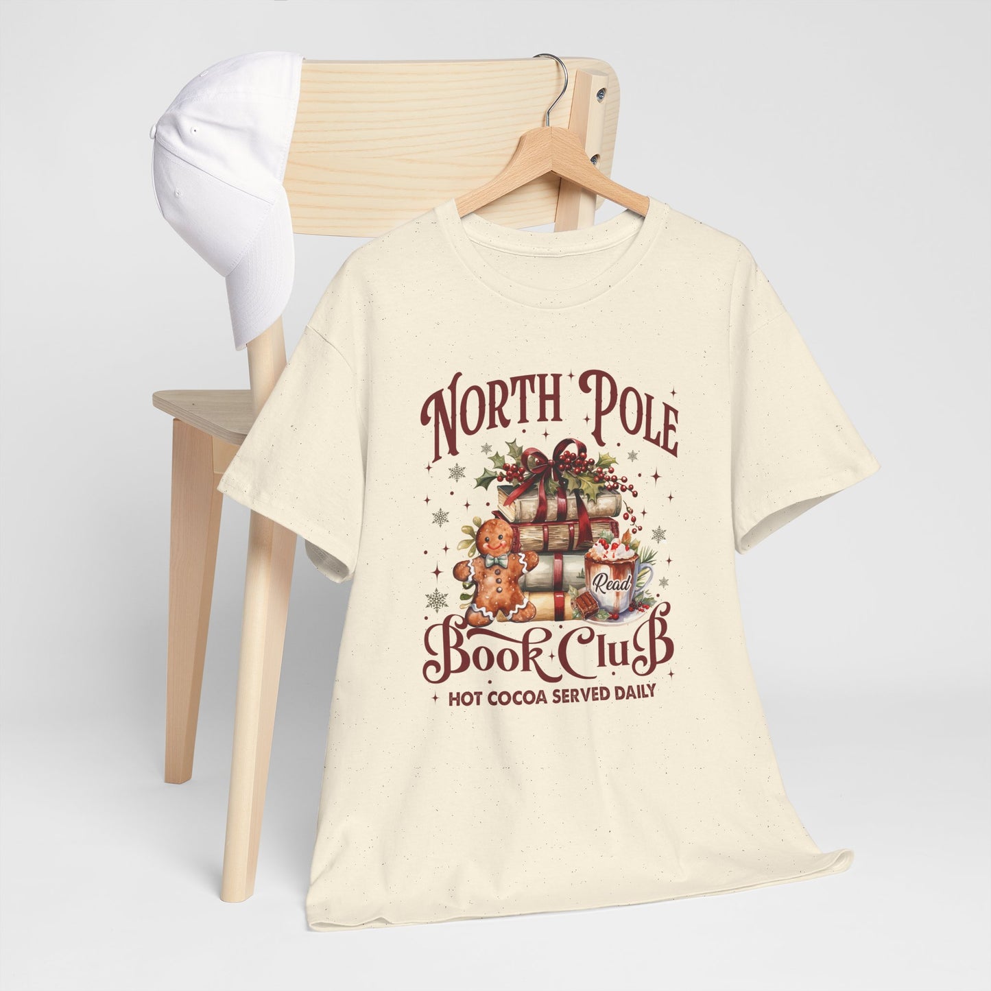North Pole Book Club Unisex Heavy Cotton Tee - sizes S - 3X