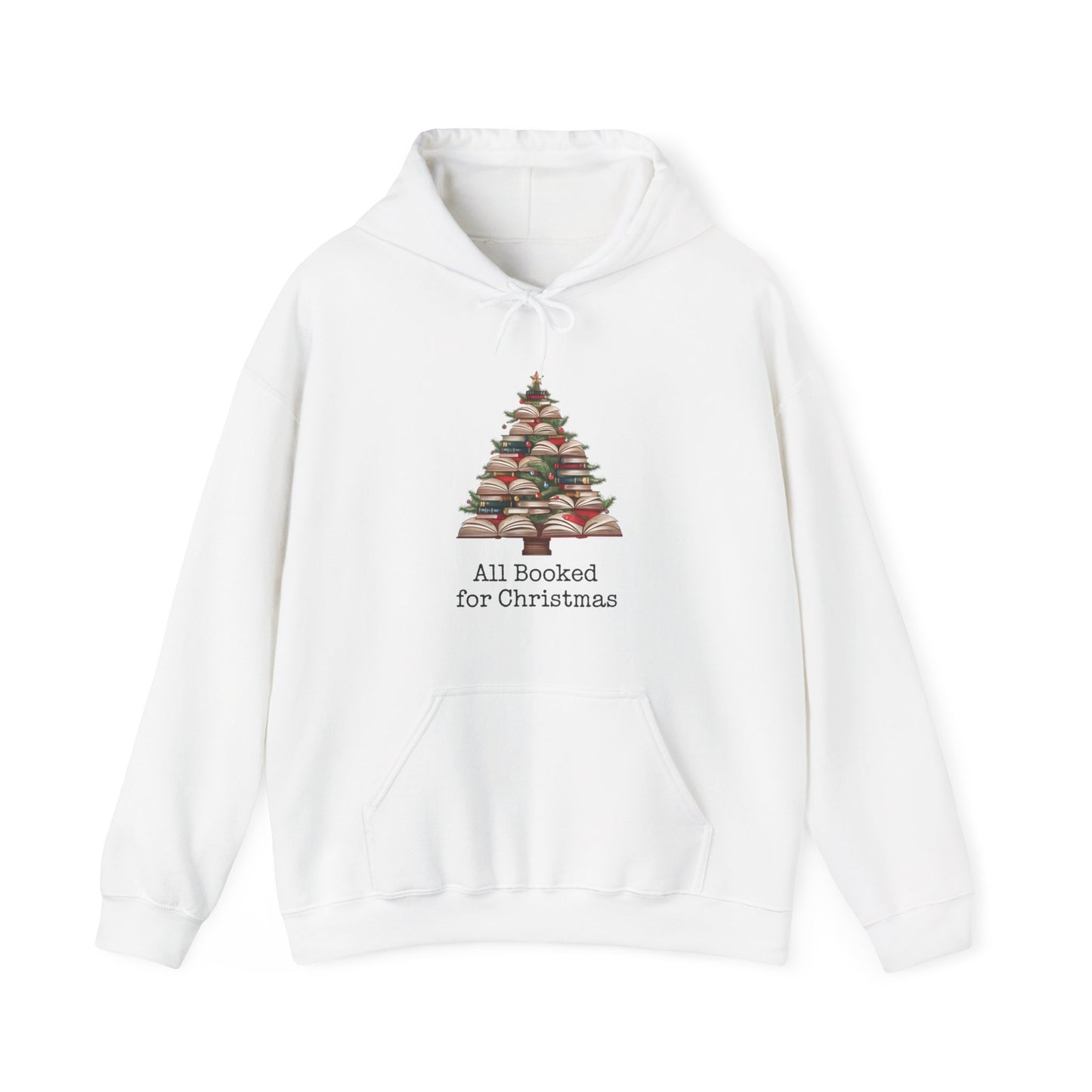 All Booked for Christmas Unisex Heavy Blend™ Hooded Sweatshirt - sizes S - 3X
