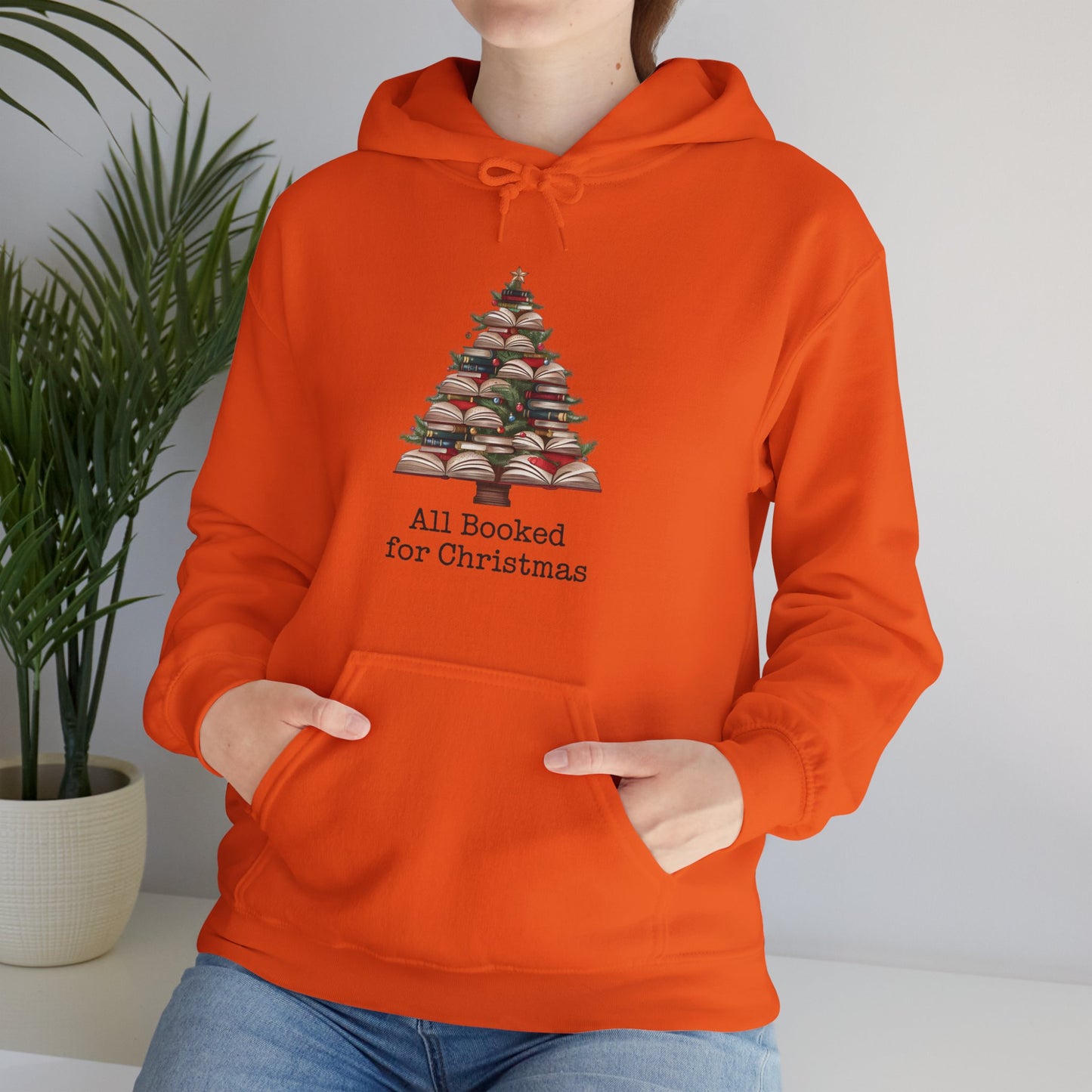 All Booked for Christmas Unisex Heavy Blend™ Hooded Sweatshirt - sizes S - 3X