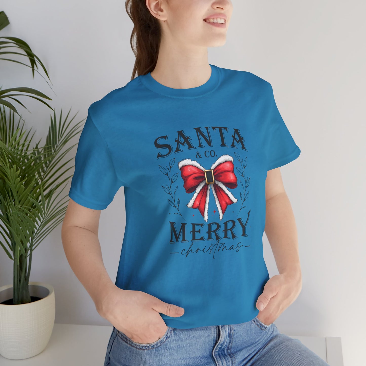 Santa and Co Merry Christmas Unisex Jersey Short Sleeve Tee - sizes S - 3X