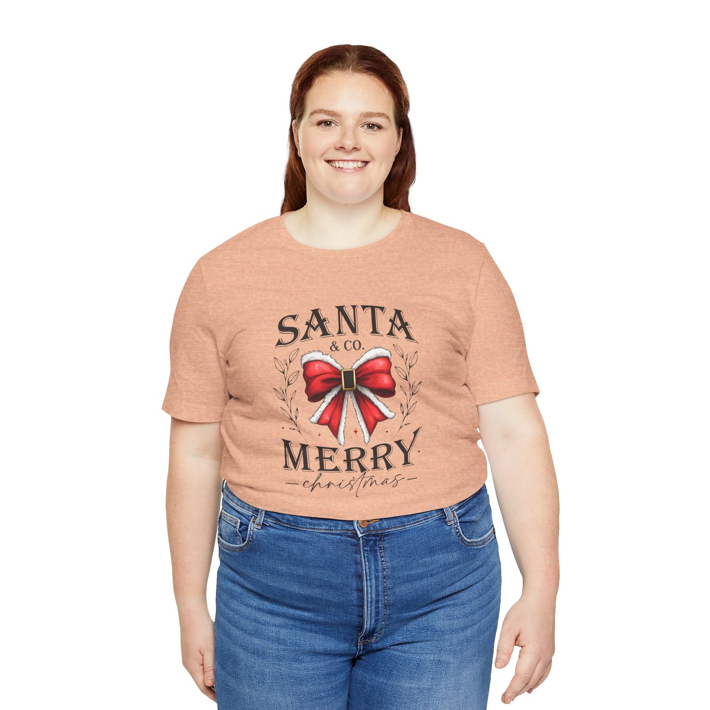 Santa and Co Merry Christmas Unisex Jersey Short Sleeve Tee - sizes S - 5X