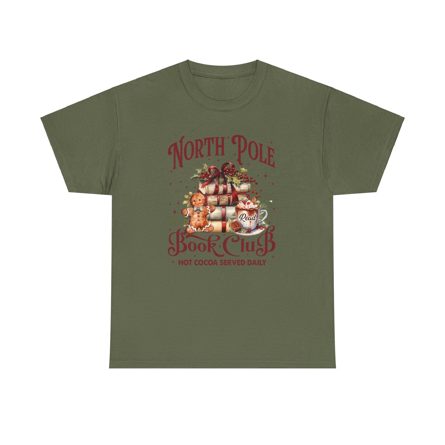 North Pole Book Club Unisex Heavy Cotton Tee - sizes S - 3X