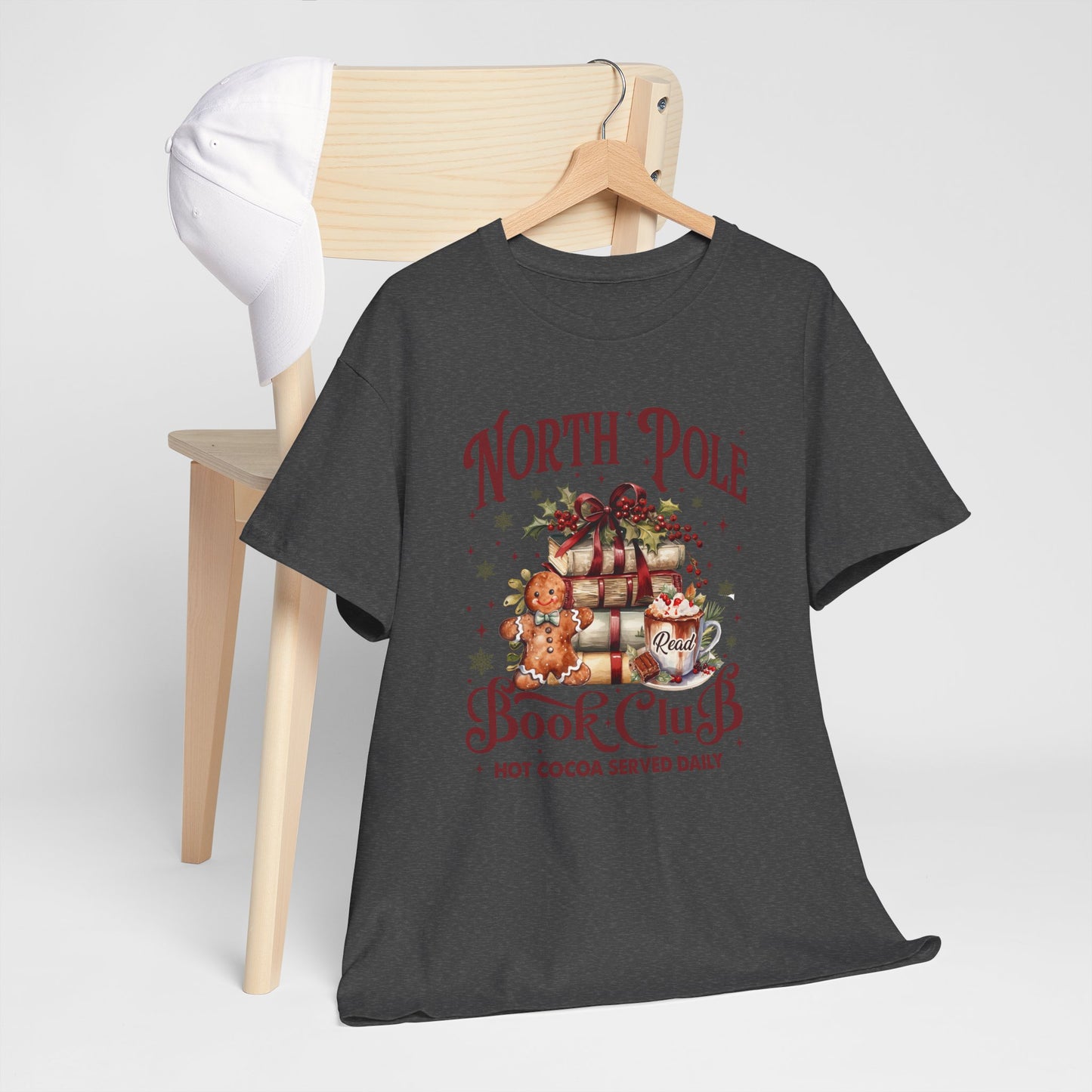 North Pole Book Club Unisex Heavy Cotton Tee - sizes S - 3X