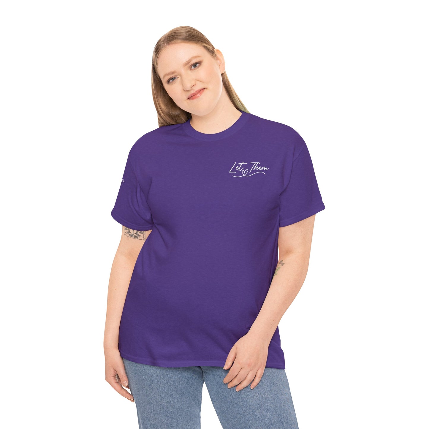 Let Them Unisex Heavy Cotton Tee