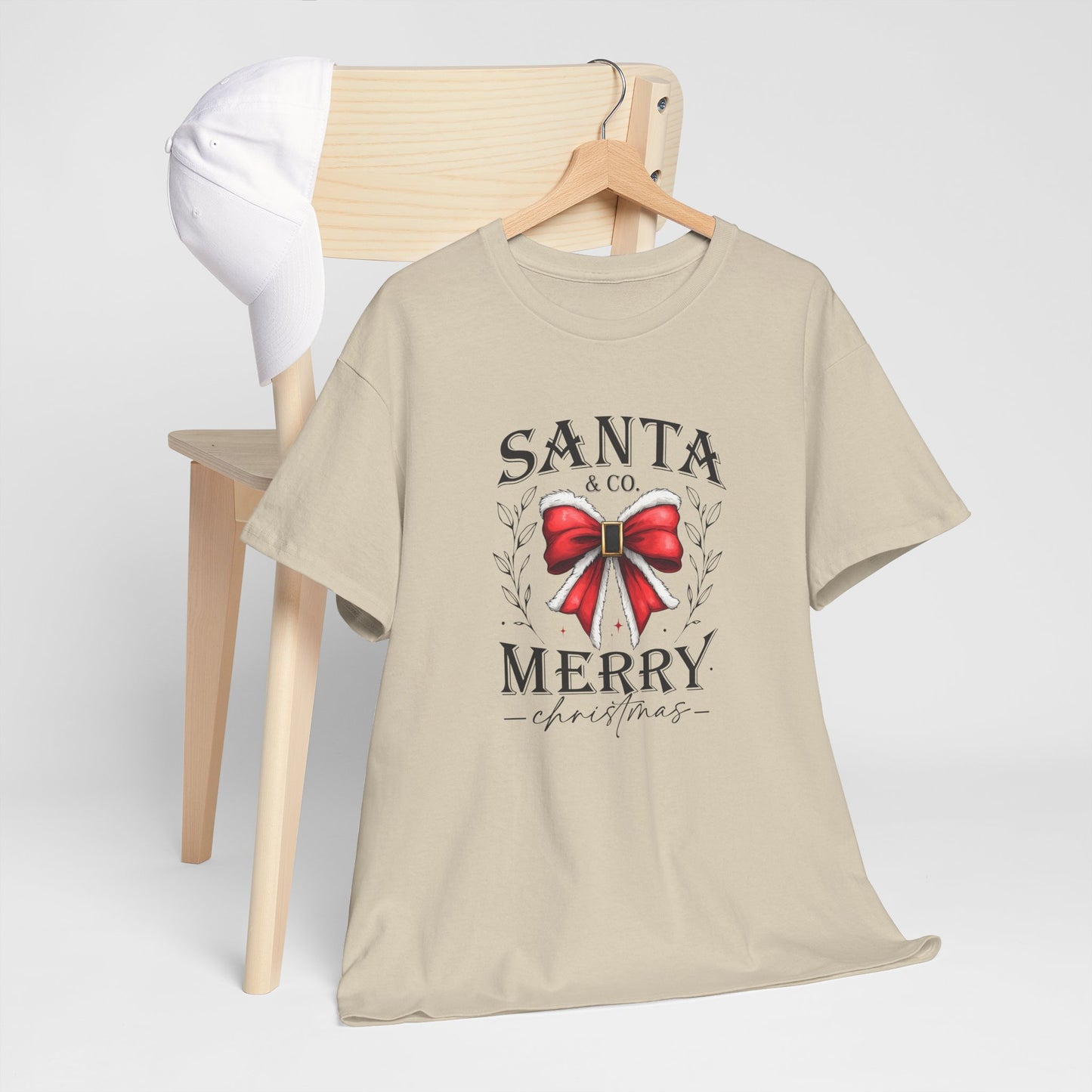 Santa and Company Merry Christmas Unisex Heavy Cotton Tee - sizes S - 5X
