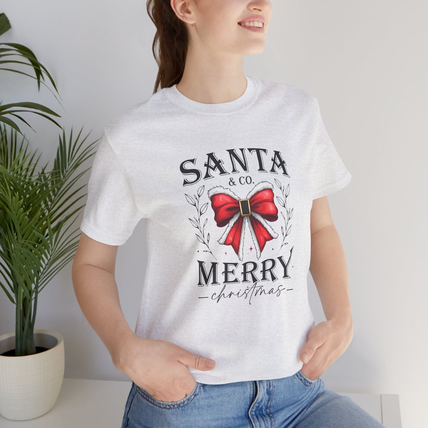 Santa and Co Merry Christmas Unisex Jersey Short Sleeve Tee - sizes S - 5X