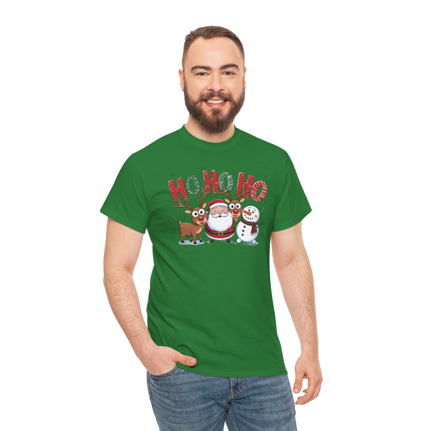 HoHoHo Unisex Heavy Cotton Tee - sizes S - 5X