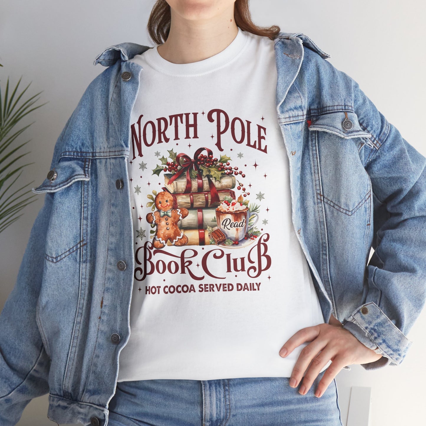 North Pole Book Club Unisex Heavy Cotton Tee - sizes S - 3X