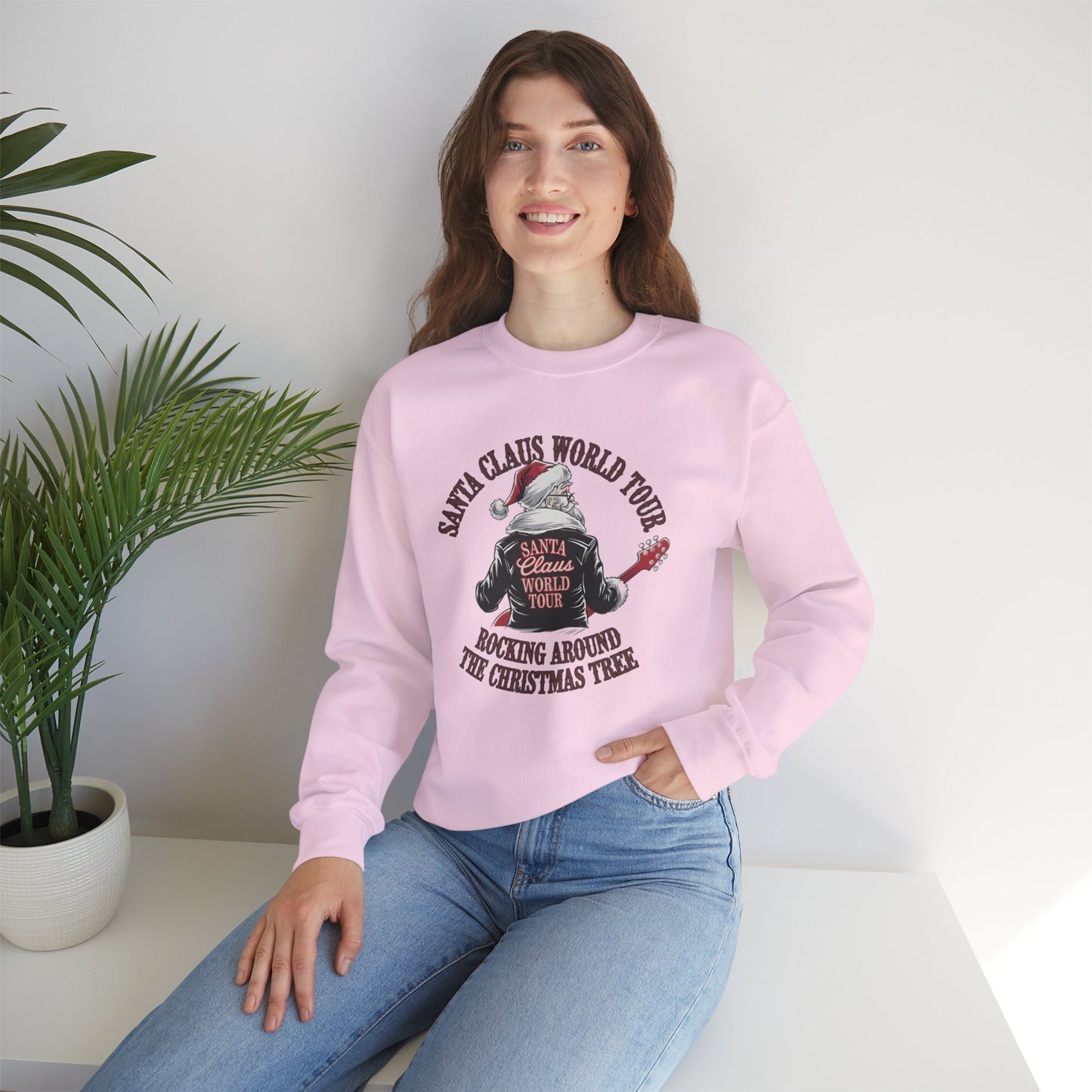 Santa Claus World Tour Unisex Heavy Blend™ Crewneck Sweatshirt - sizes S-3X