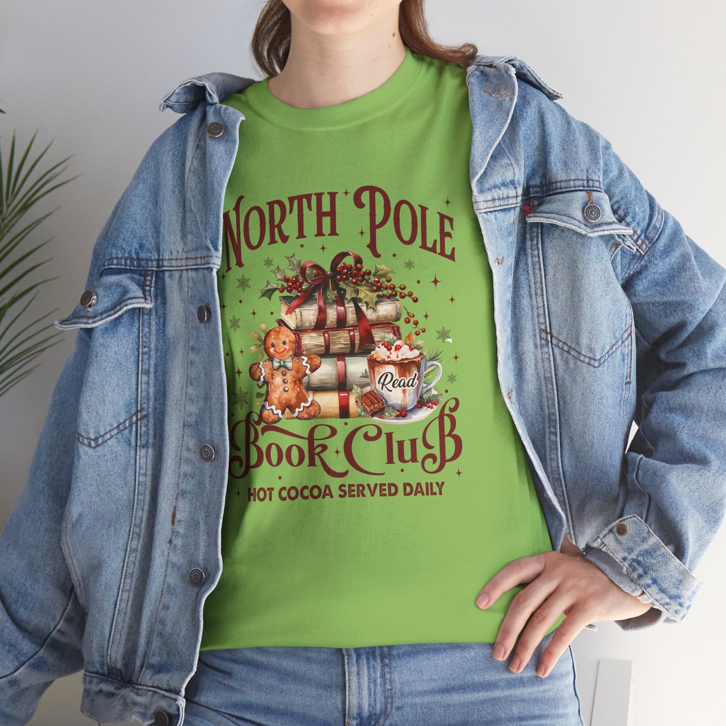 North Pole Book Club Unisex Heavy Cotton Tee - sizes S - 3X