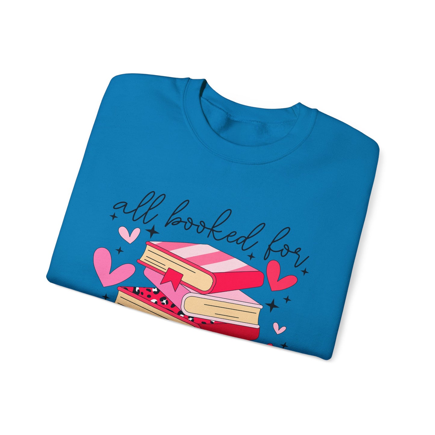 Book Lover Valentine's Day Unisex Sweatshirt - sizes S - 5X