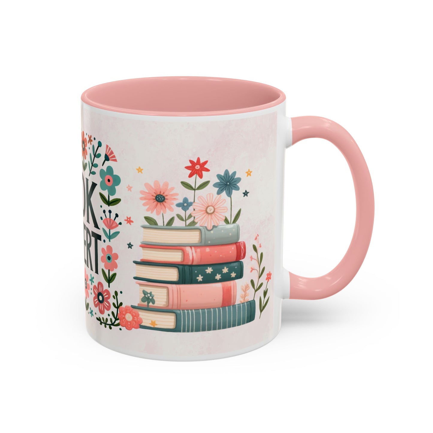 Mug - Booktrovert Pretty Floral Ceramic Coffee Mug (11oz, 15oz)